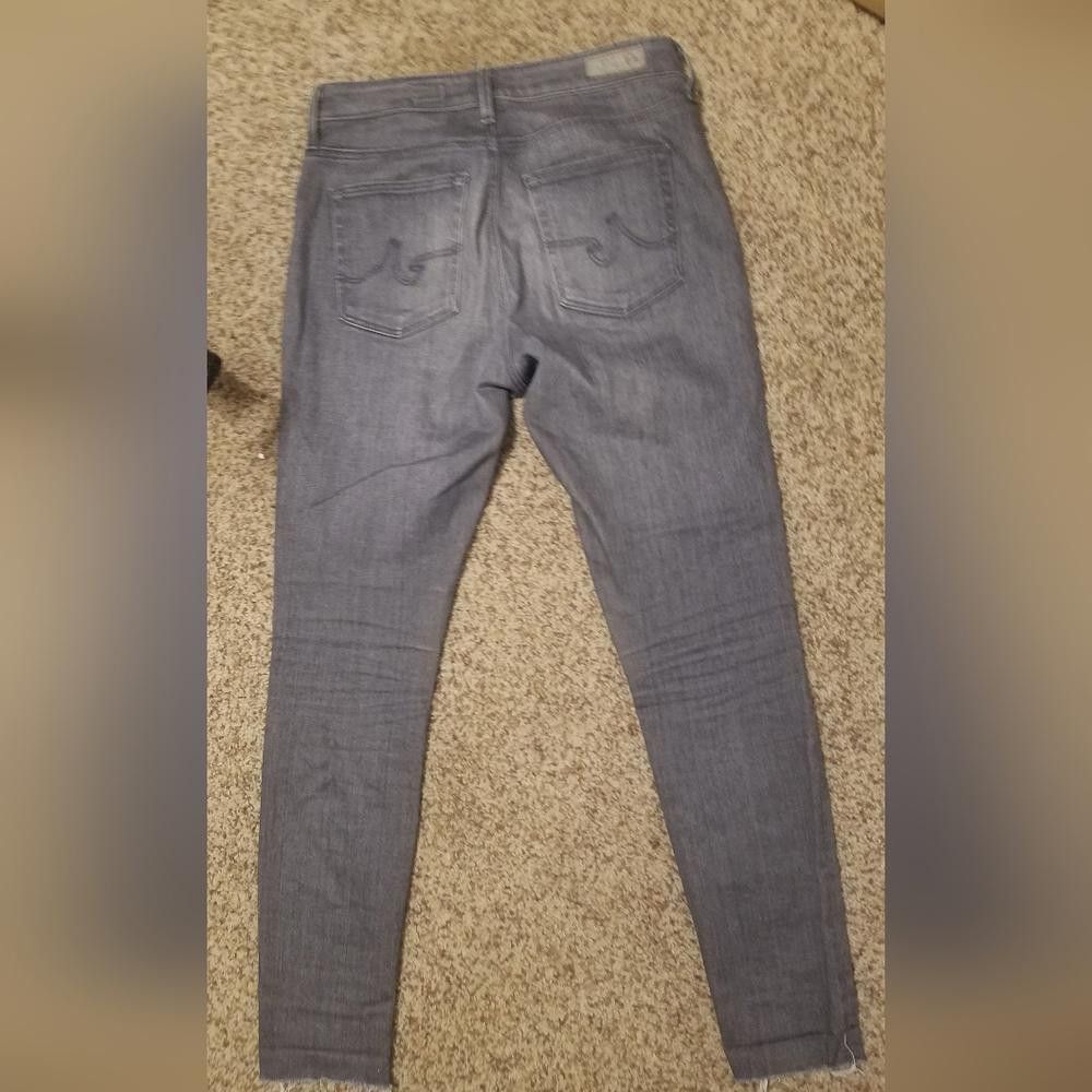 Designer Ag Adriano Goldschmied Farrah Skinny Ankle Jean's Size 27R Size 27" / US 4 / IT 40 - 3 Thumbnail