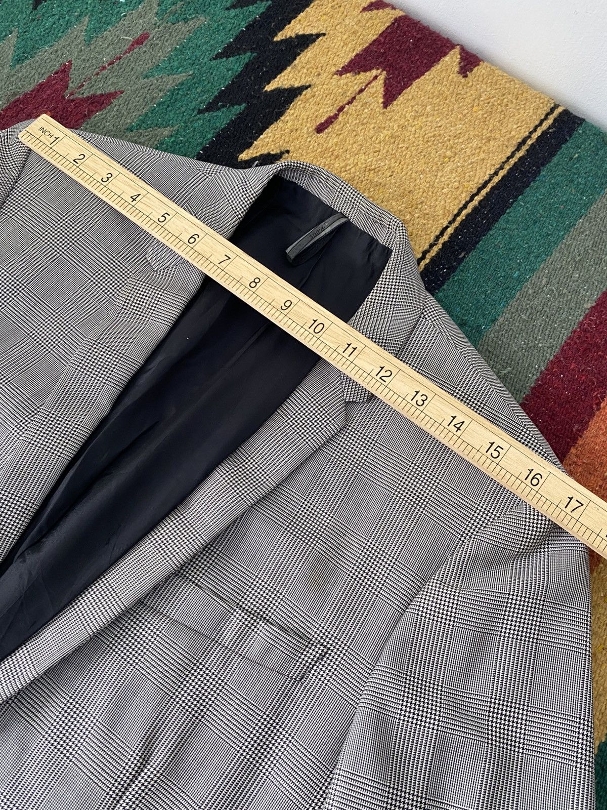 Dior Dior Homme Wool Blazer Check Pattern Tailored Italy 2010s Size 36R - 9 Thumbnail