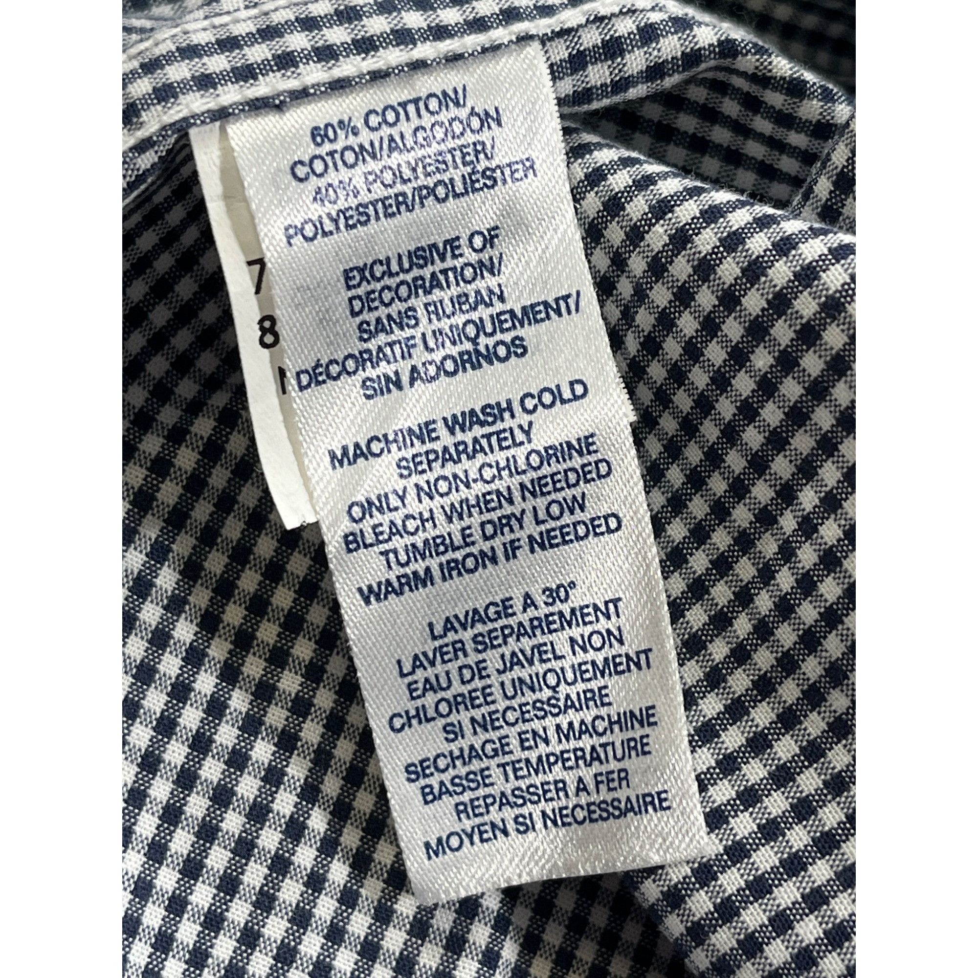 Chaps Chaps SKU 7609 Mens Checkered Shirt Button Down Size XL Size US XL / EU 56 / 4 - 13 Thumbnail