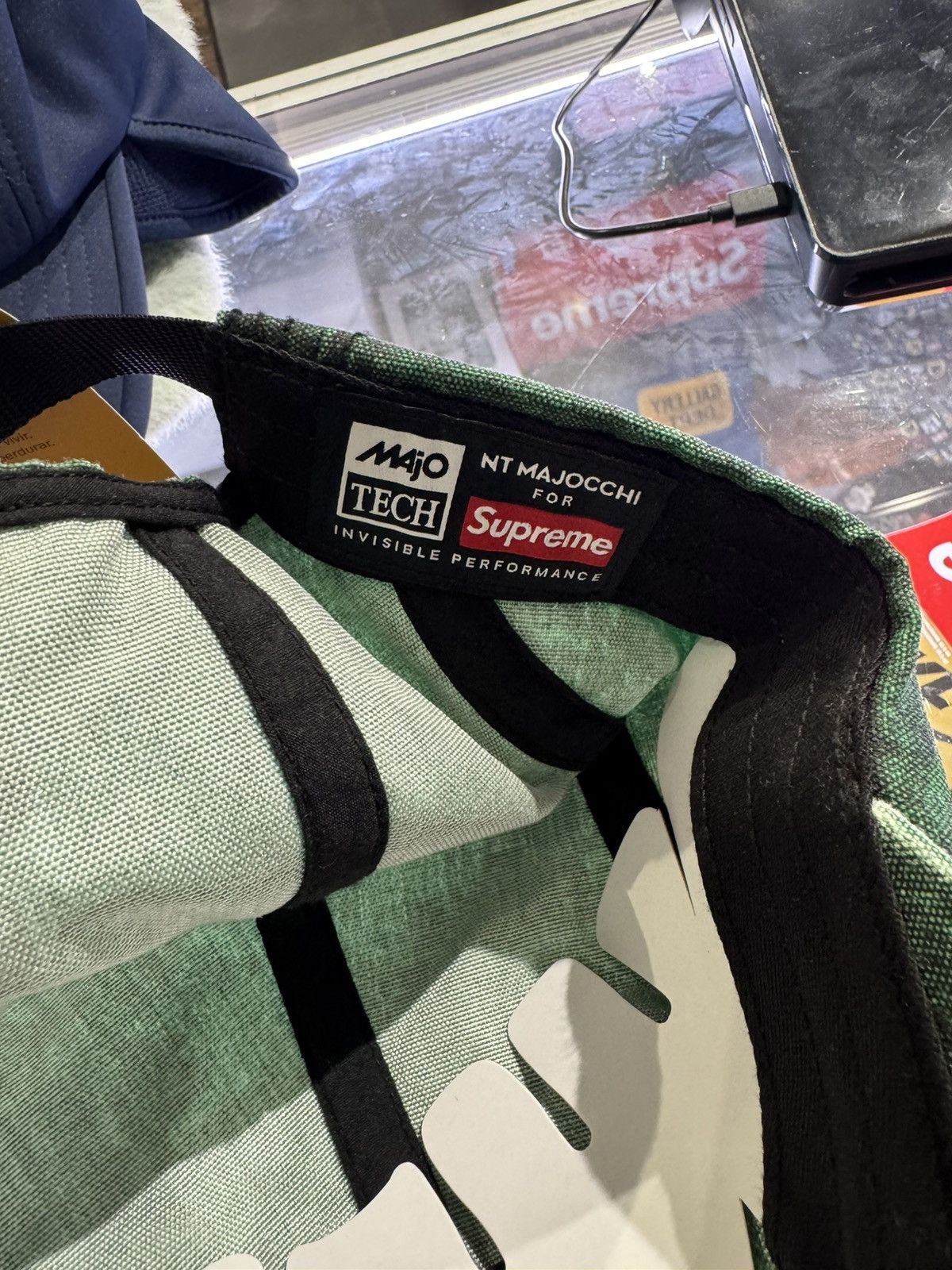 Supreme Supreme Washed Cordura Camp Cap (FW22) Dark Green Size ONE SIZE - 4 Thumbnail