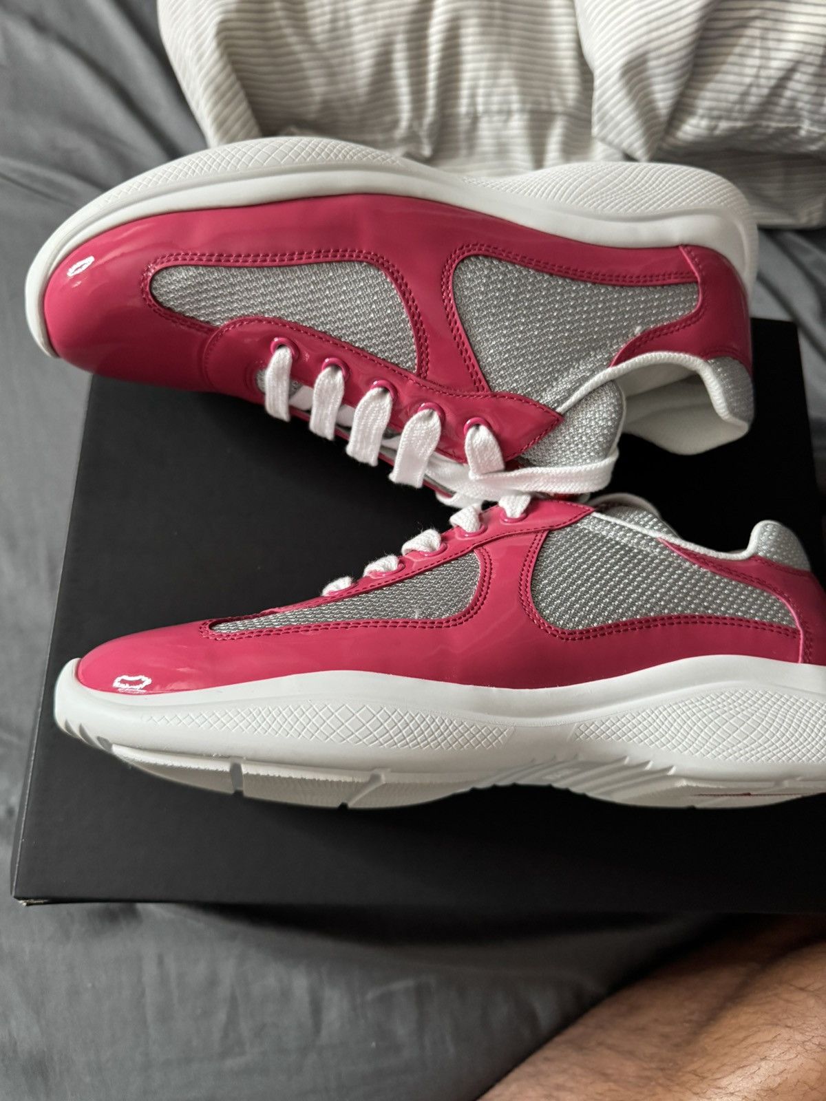 Prada Prada soft rubber cup sneakers Size 39 Size US 8.5 / IT 38.5 - 4 Thumbnail