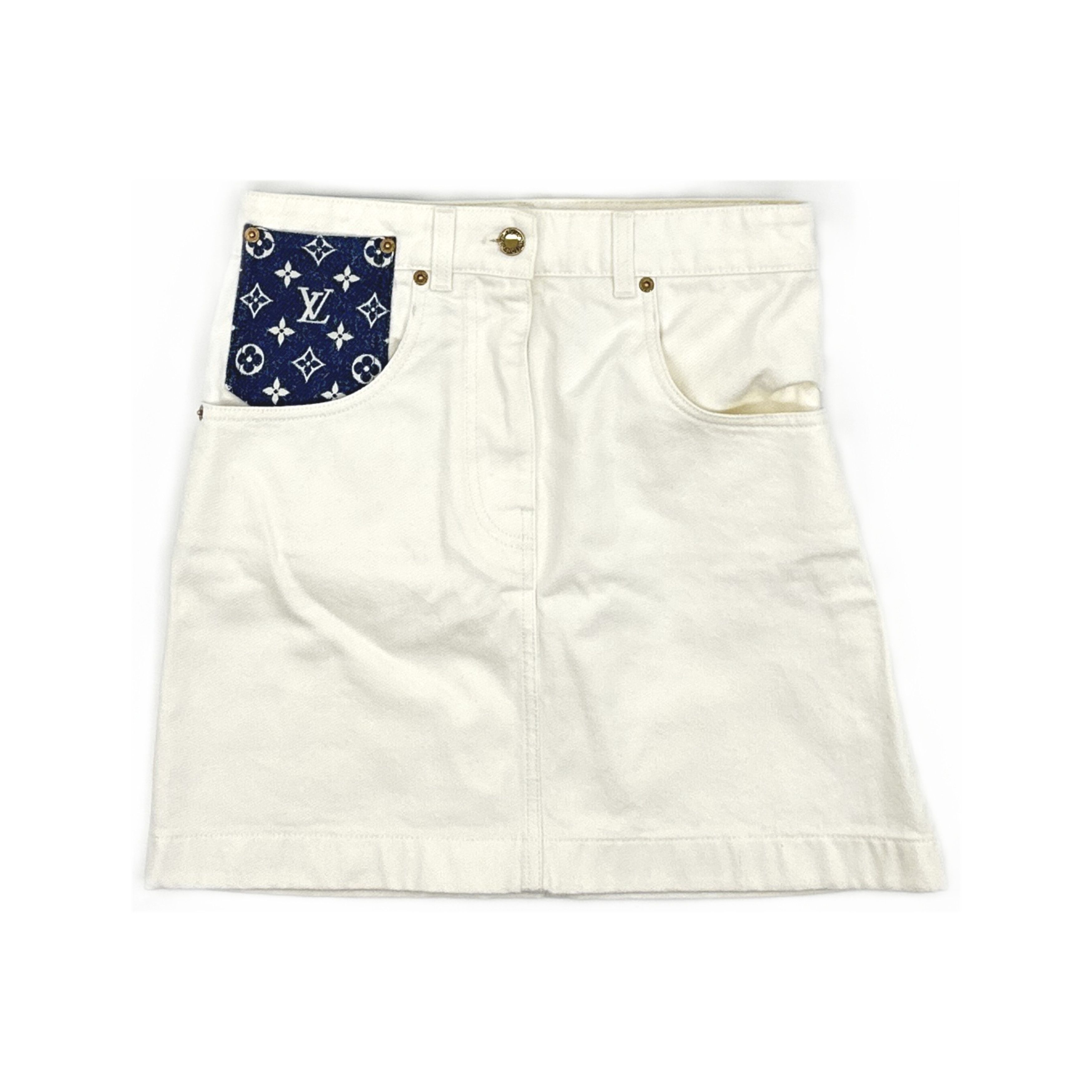 Louis Vuitton Louis Vuitton Monogram Pocket Mini Skirt Size 36 Size 26" / US 2 / IT 38 - 1 Thumbnail
