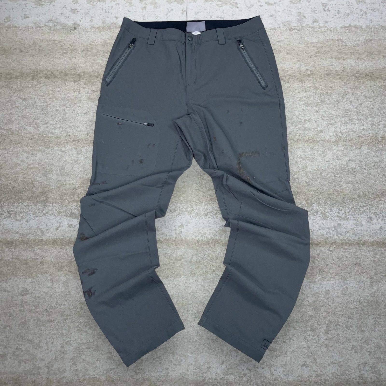Rei Vintage Y2K REI Hiking Pants 34x32 Relaxed Fit Iron Grey Size 34" / US 12 / IT 48 - 2 Thumbnail
