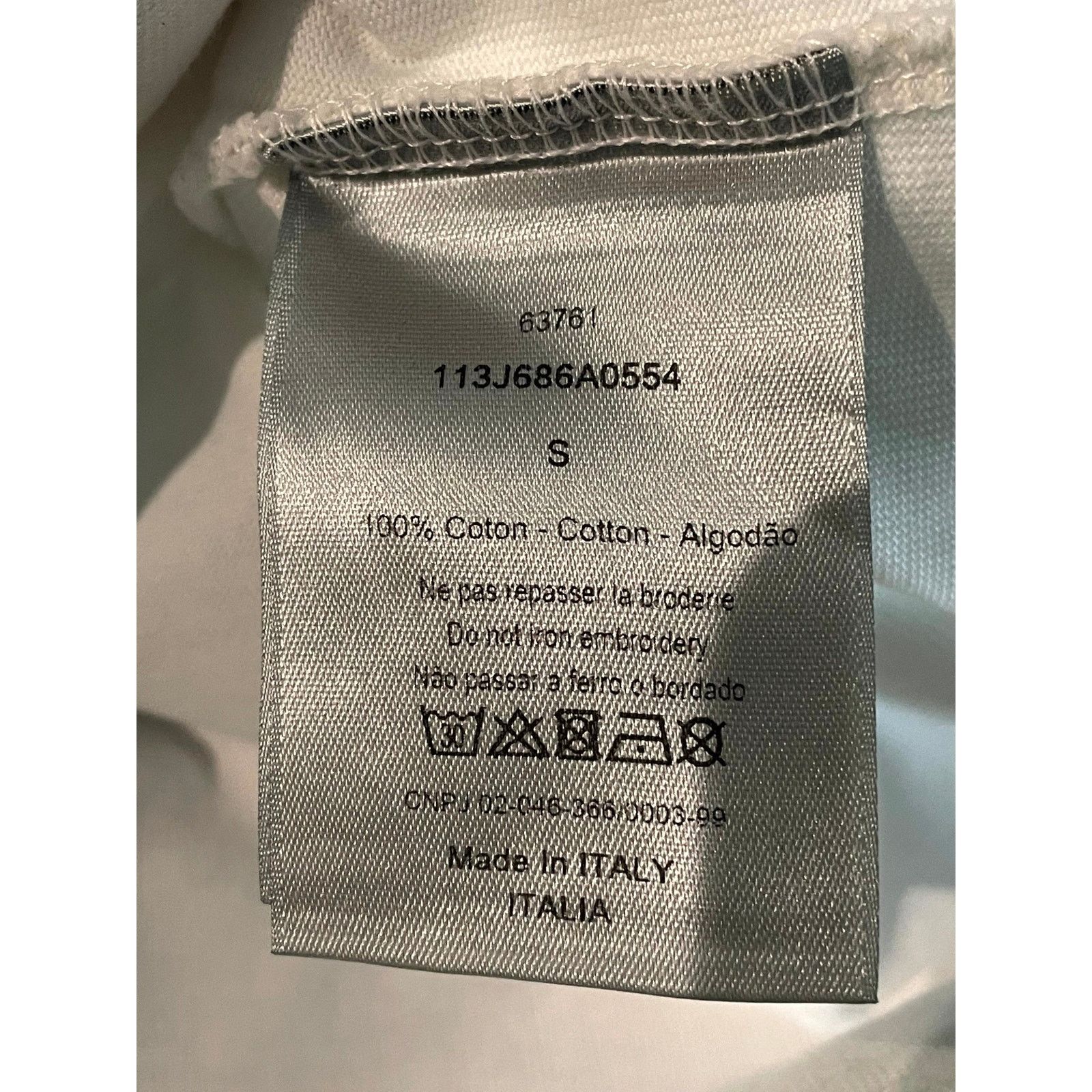 Dior Dior Floral White Tee Size US S / EU 44-46 / 1 - 3 Thumbnail
