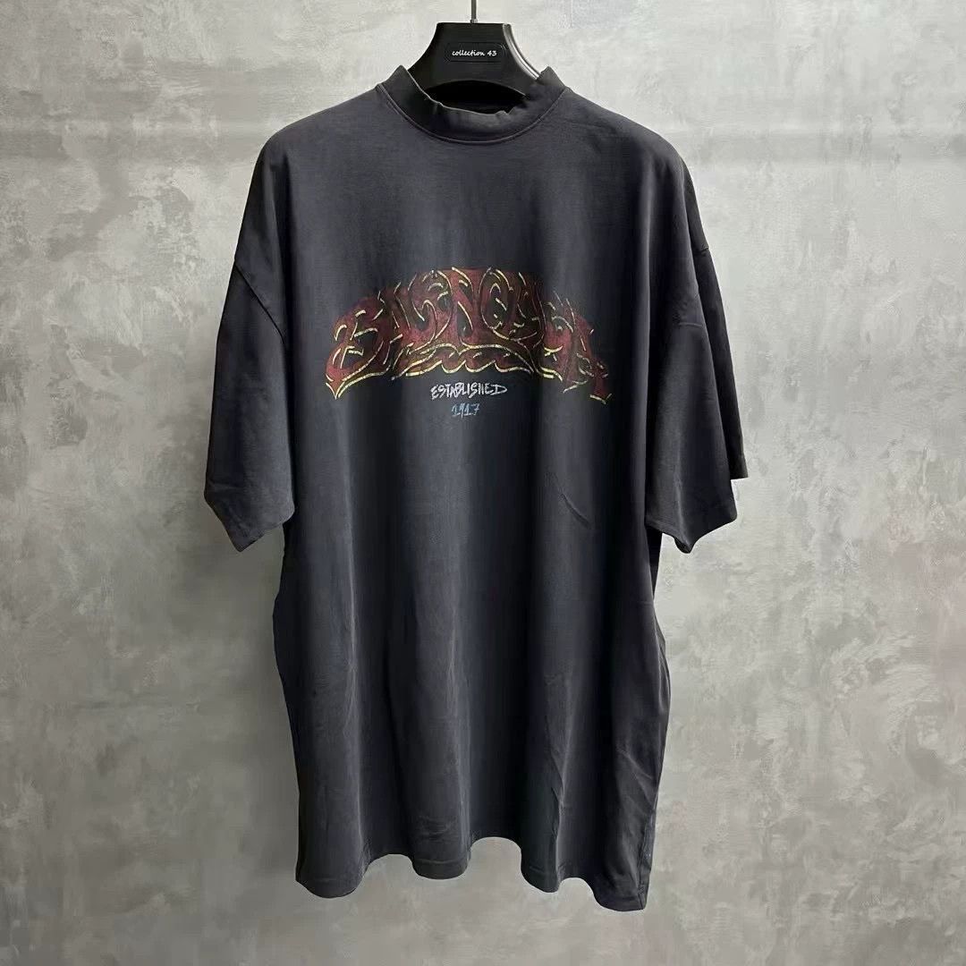 Balenciaga Balenciaga Printed Graphic Black Hoodie Men Size US M / EU 48-50 / 2 - 1 Thumbnail