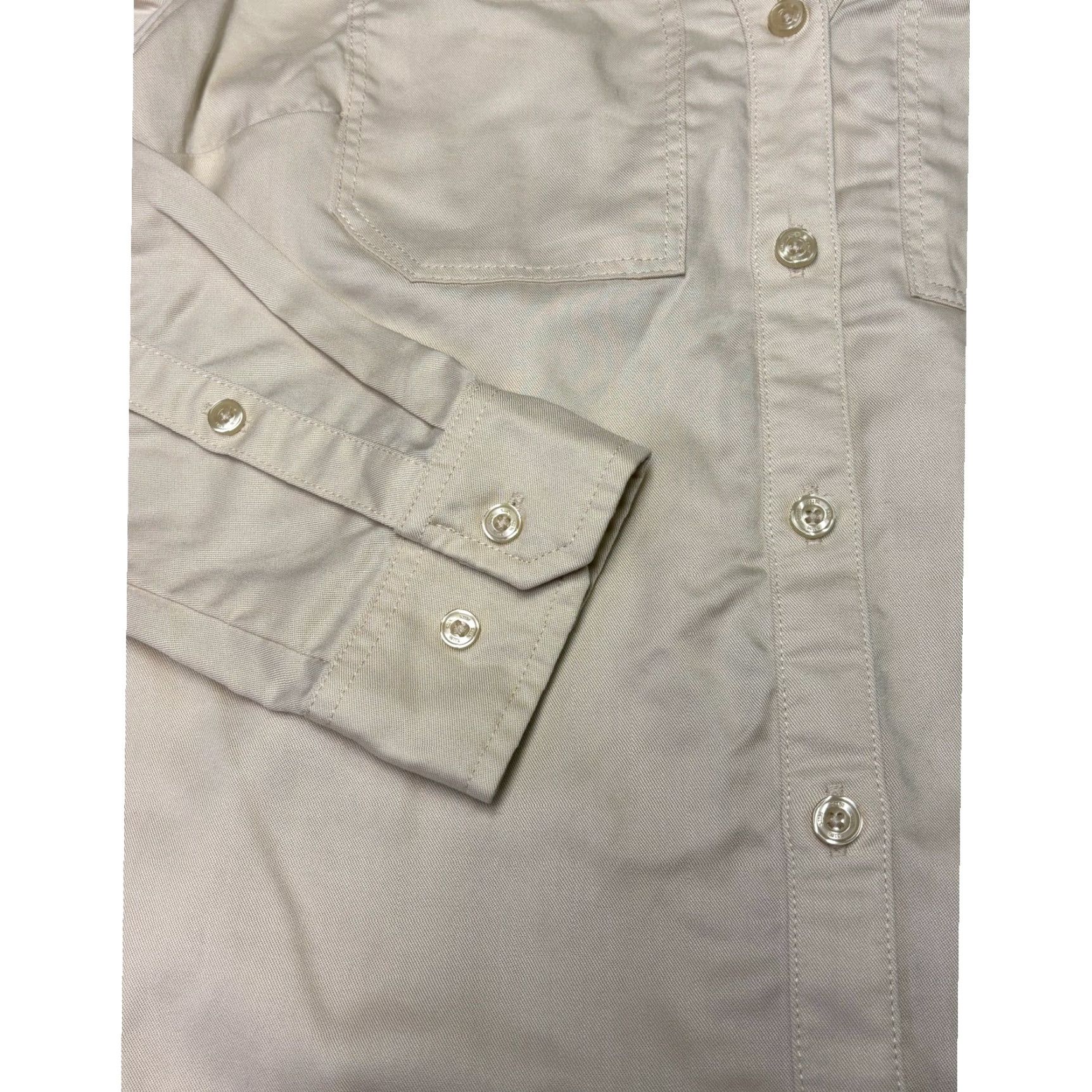 Vintage VINTAGE 5.11 Tactical Womens Lyocell Button-Down Shirt XS Tan Beige Twill Pockets Button-Up Long Sleeve Casual Workwear Travel Size XS Women Size XS / US 0-2 / IT 36-38 - 3 Thumbnail