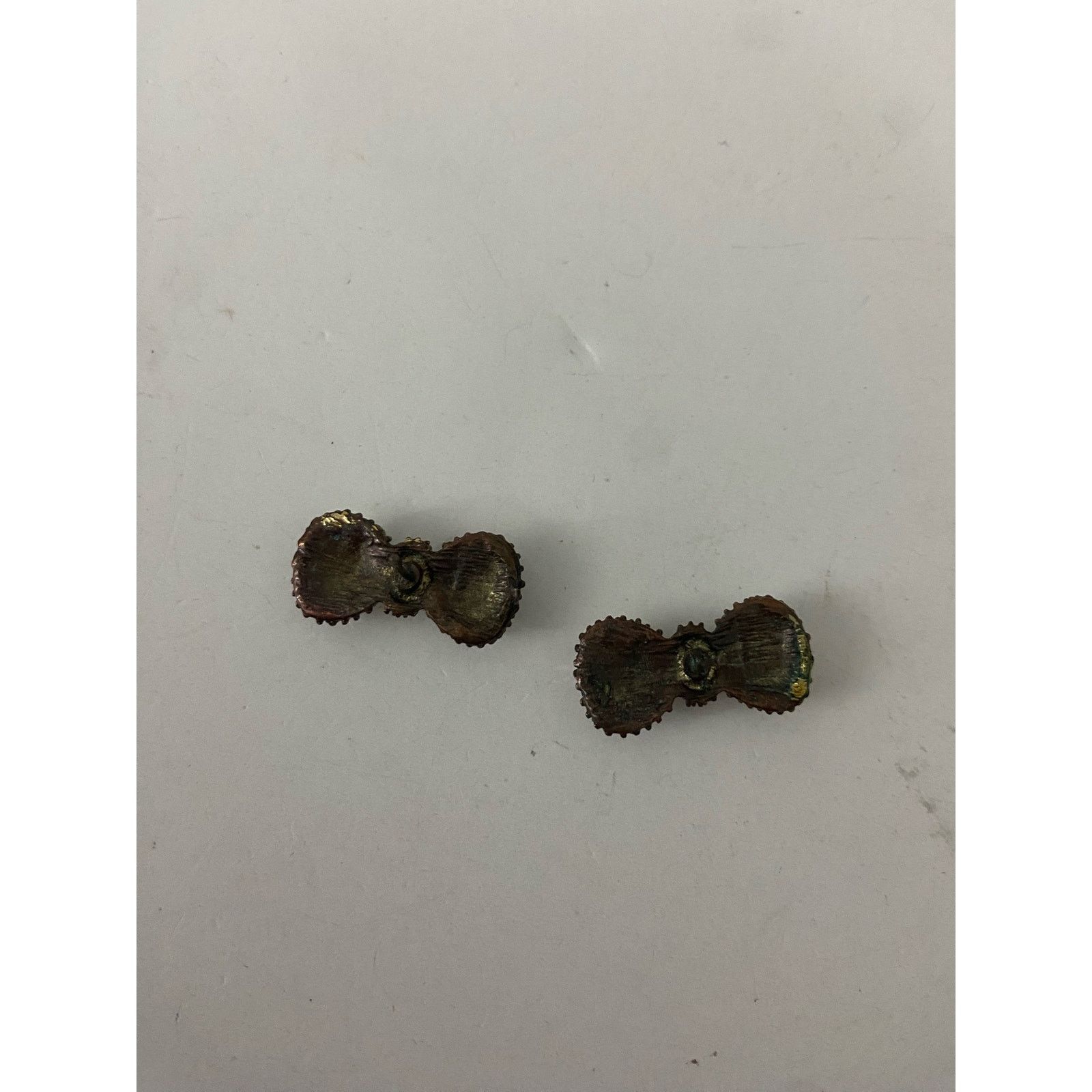 Vintage vintage crystal bow earrings tone Size ONE SIZE - 4 Thumbnail