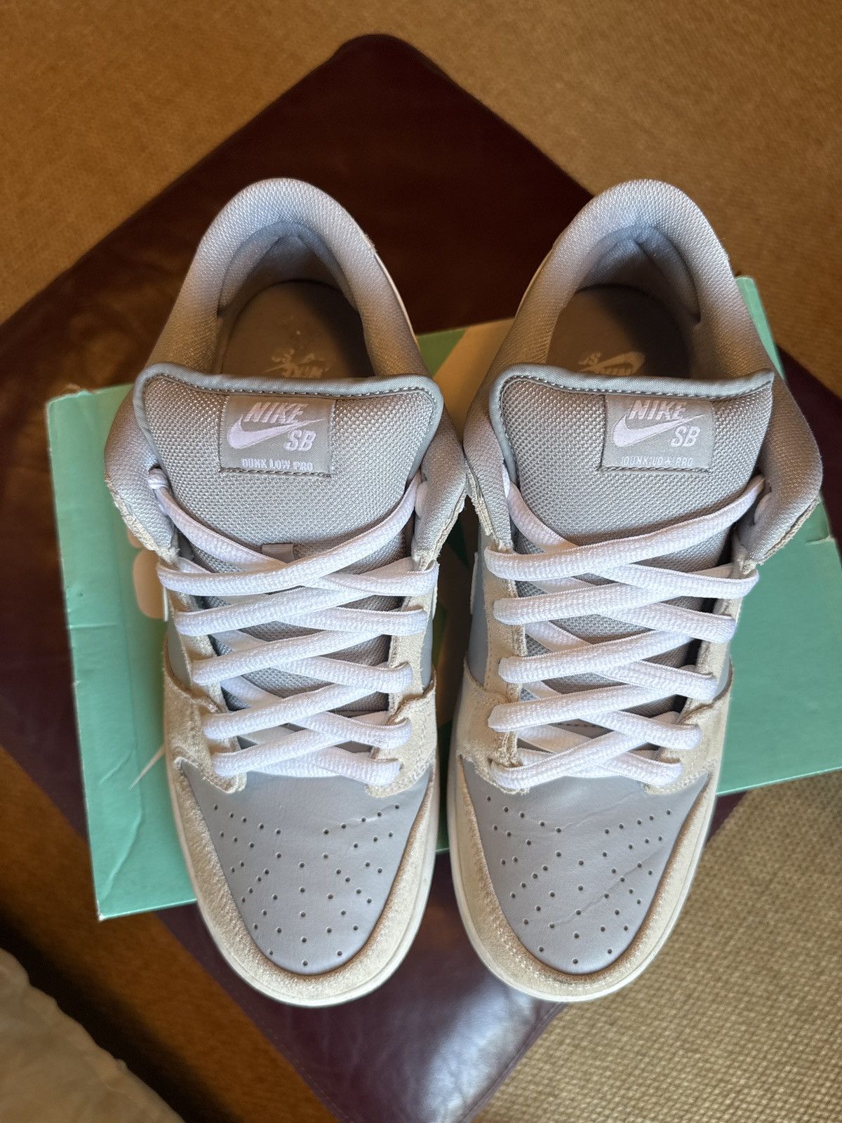 Nike Nike SB Dunk Low Wolf Grey Size 11 with Box Size US 11 / EU 44 - 2 Thumbnail