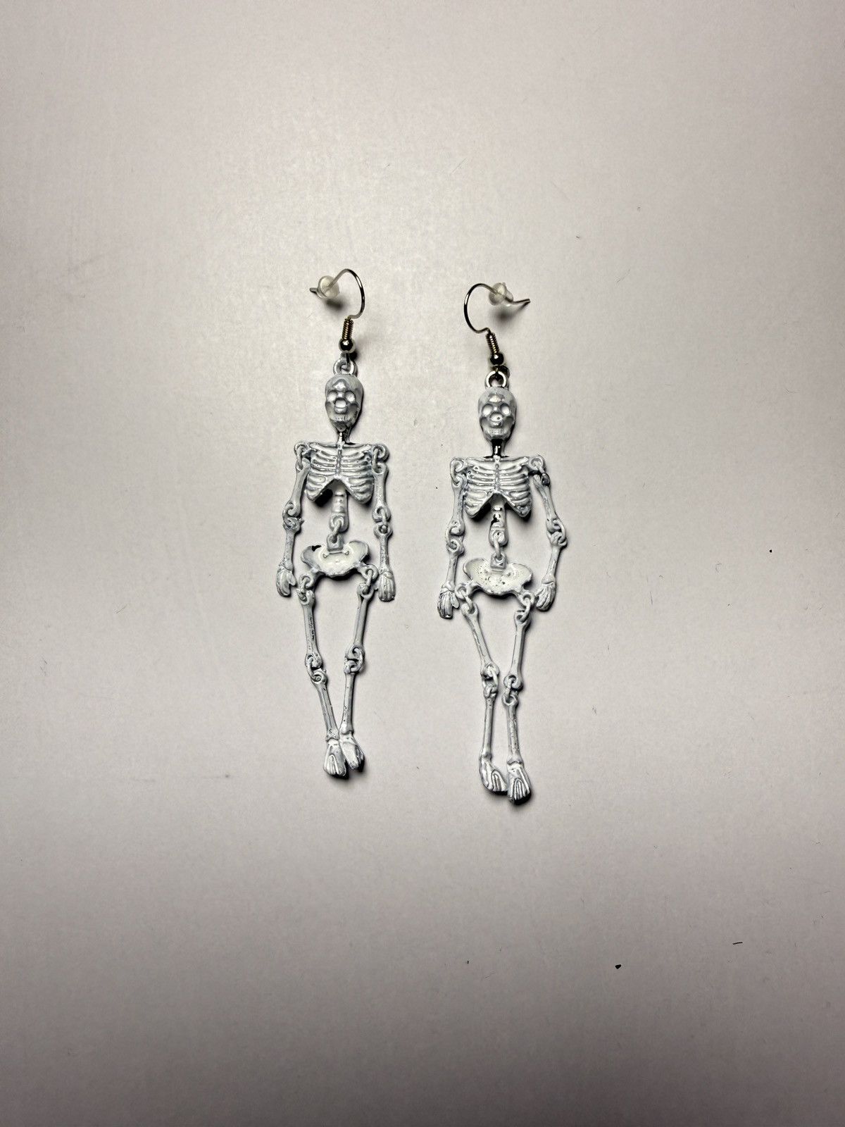 Seditionaries Hand-Painted Skeleton Earrings Margiela rick erd chrome Size ONE SIZE - 3 Thumbnail