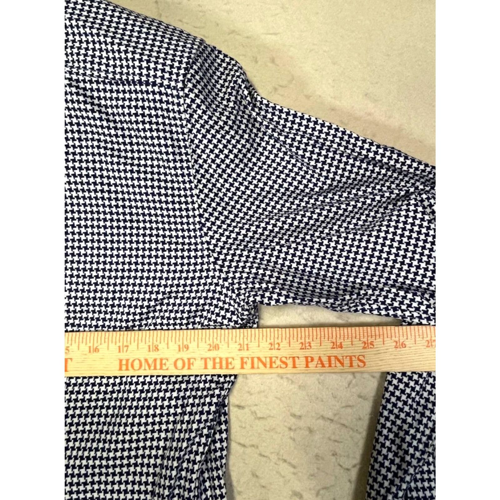 Robert Graham Robert Graham Shirt Button-Up Long Sleeve Men L Blue Houndstooth Button-Down Collar Size US L / EU 52-54 / 3 - 3 Thumbnail
