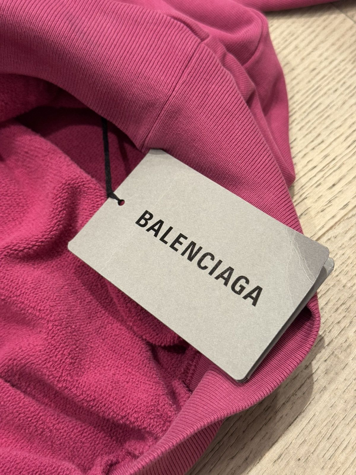 Balenciaga Balenciaga Pink Cotton Oversized Hoodie Size US L / EU 52-54 / 3 - 5 Thumbnail