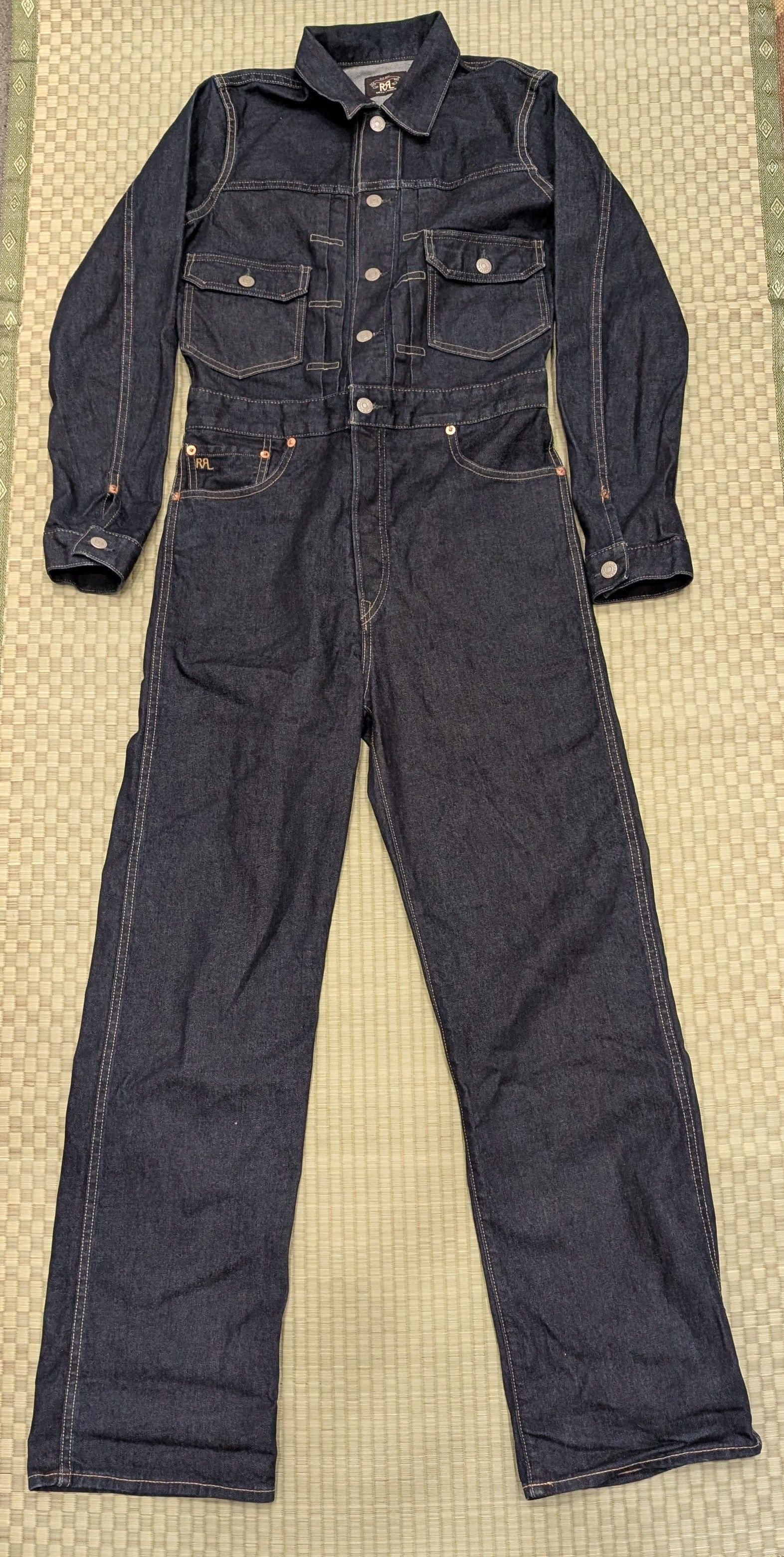 RRL Ralph Lauren RRL Ralph Lauren Double RL Ladies Type 2 Denim Coverall Size XS / US 0-2 / IT 36-38 - 1 Thumbnail