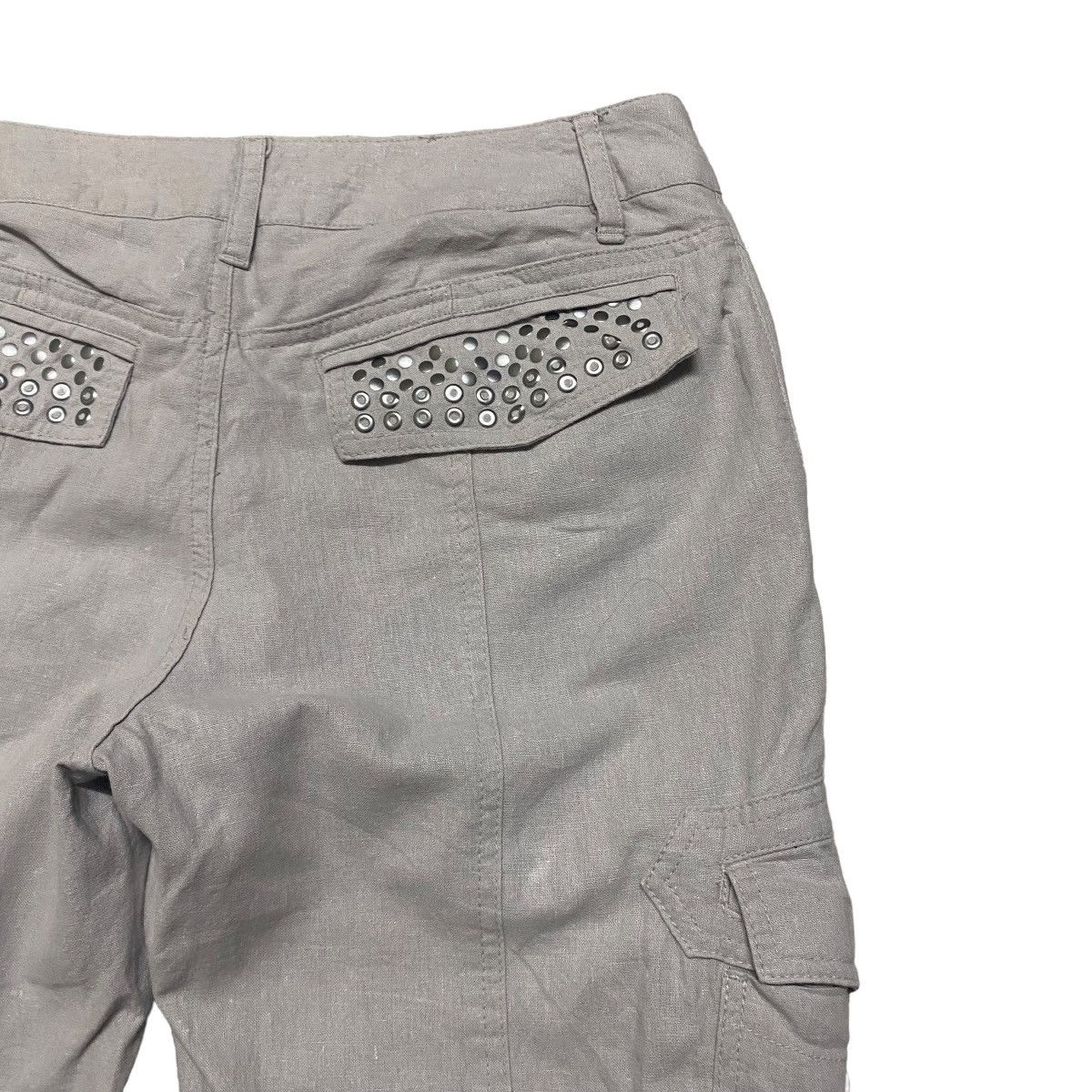 Tornado Mart Tornado Mart Linen Cargo Pants Size 28" / US 6 / IT 42 - 12 Thumbnail