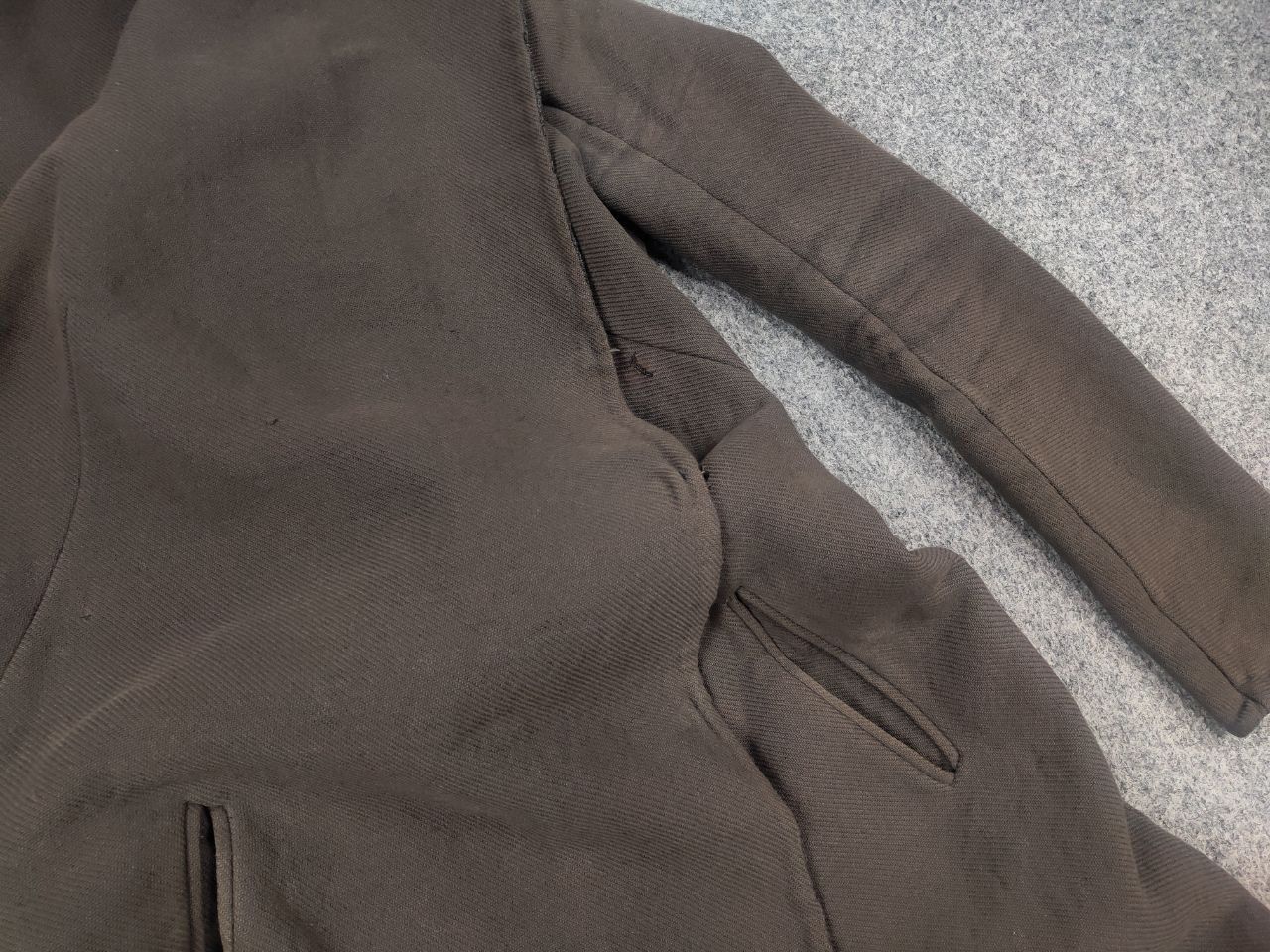 Masnada Masnada asymmetric clasp Wool coat Jacket Faded Color MA+ Size S / US 4 / IT 40 - 9 Thumbnail