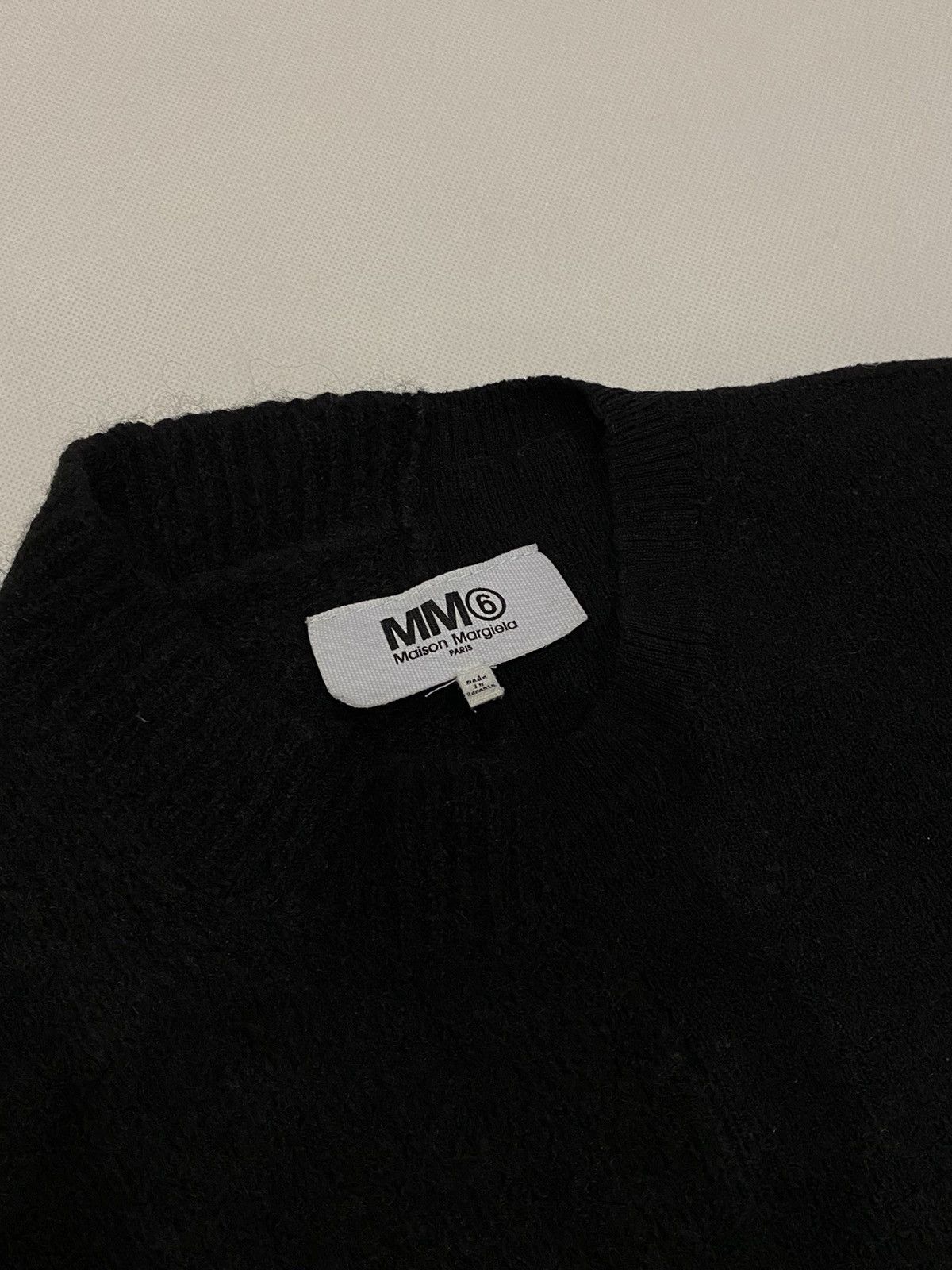 Maison Margiela MM6 Maison Margiela wool asymmetric bicolour sweater Size L / US 10 / IT 46 - 5 Thumbnail