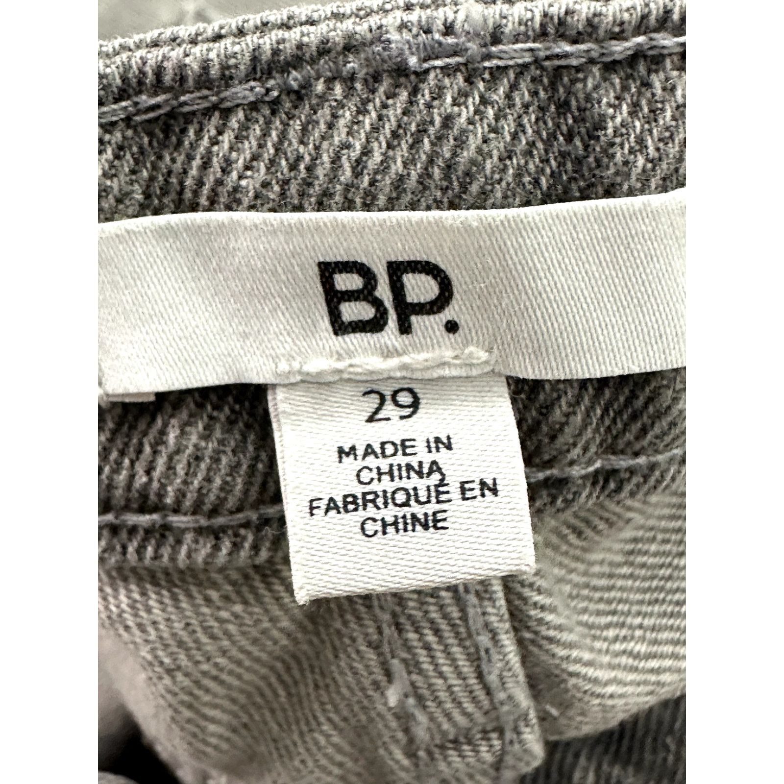 BP. BP. Jeans "Be Responsible" High Waist Distressed Gray 29 NWT Size 29" - 8 Thumbnail
