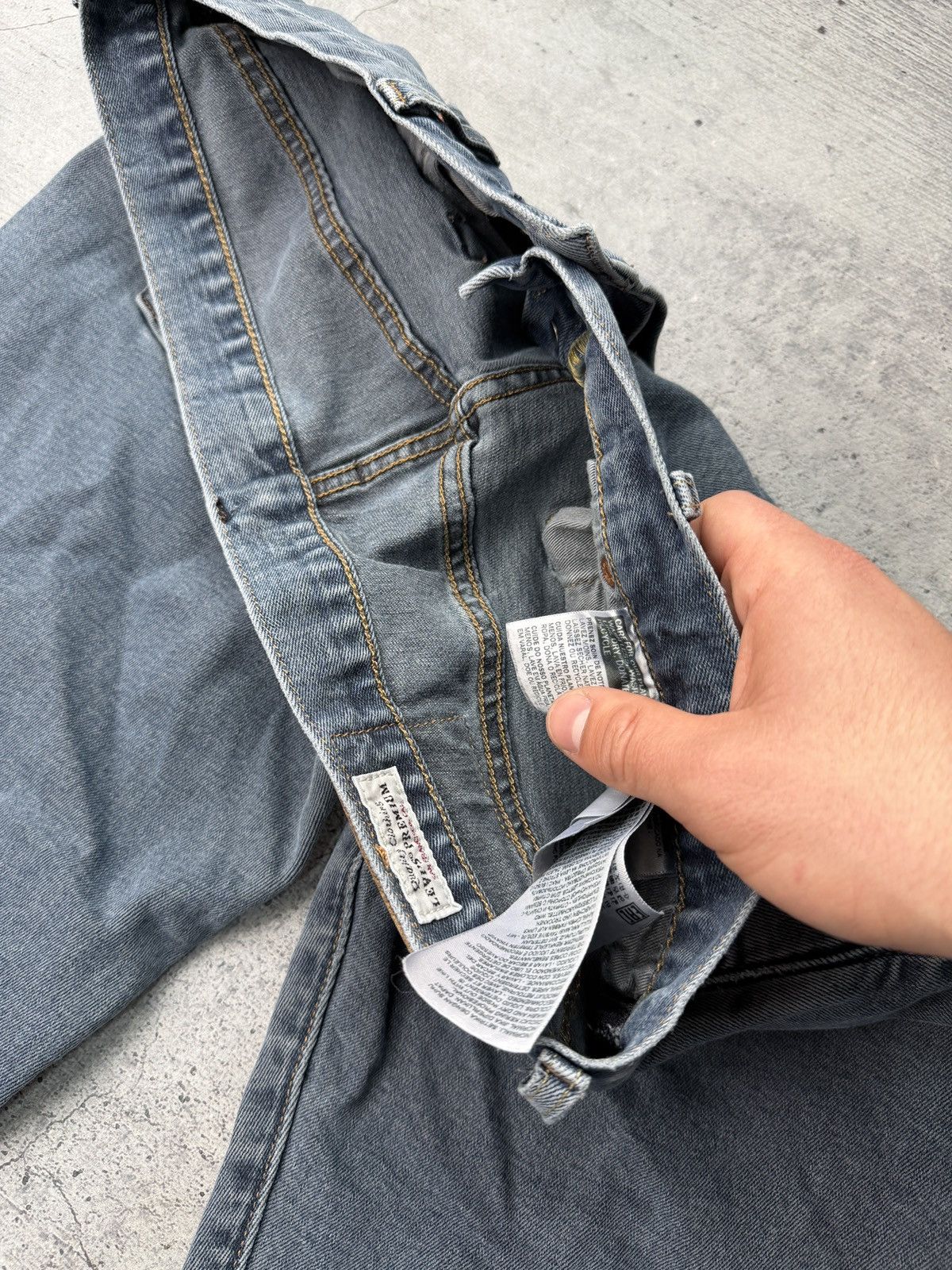 Levi's 90s Vintage Levi’s 501 USA Made Denim Jeans W34 L34 Size US 34 / EU 50 - 5 Thumbnail
