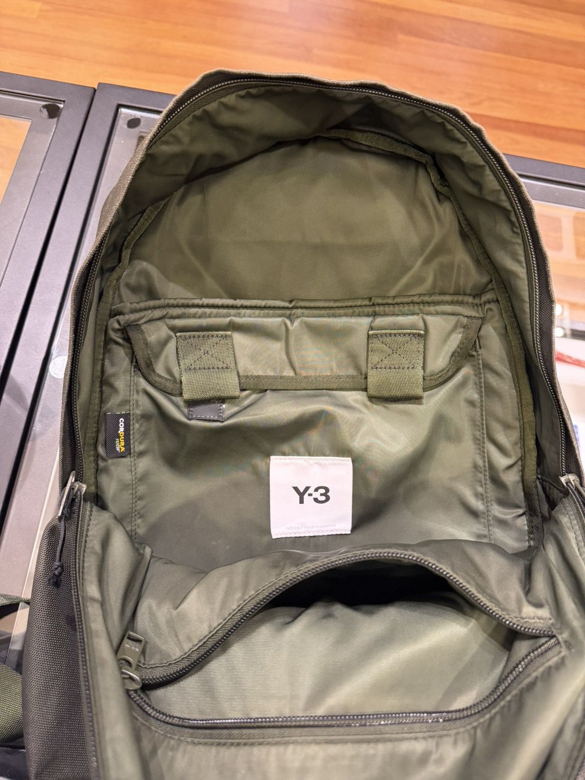 Y-3 Y-3 Classic Backpack - Olive Khaki Size ONE SIZE - 4 Thumbnail