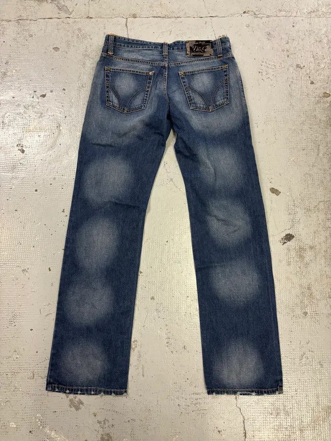 Dolce & Gabbana AW2003 Dolce & Gabbana Blue Denim Logo Patch Jeans Size US 33 - 6 Thumbnail