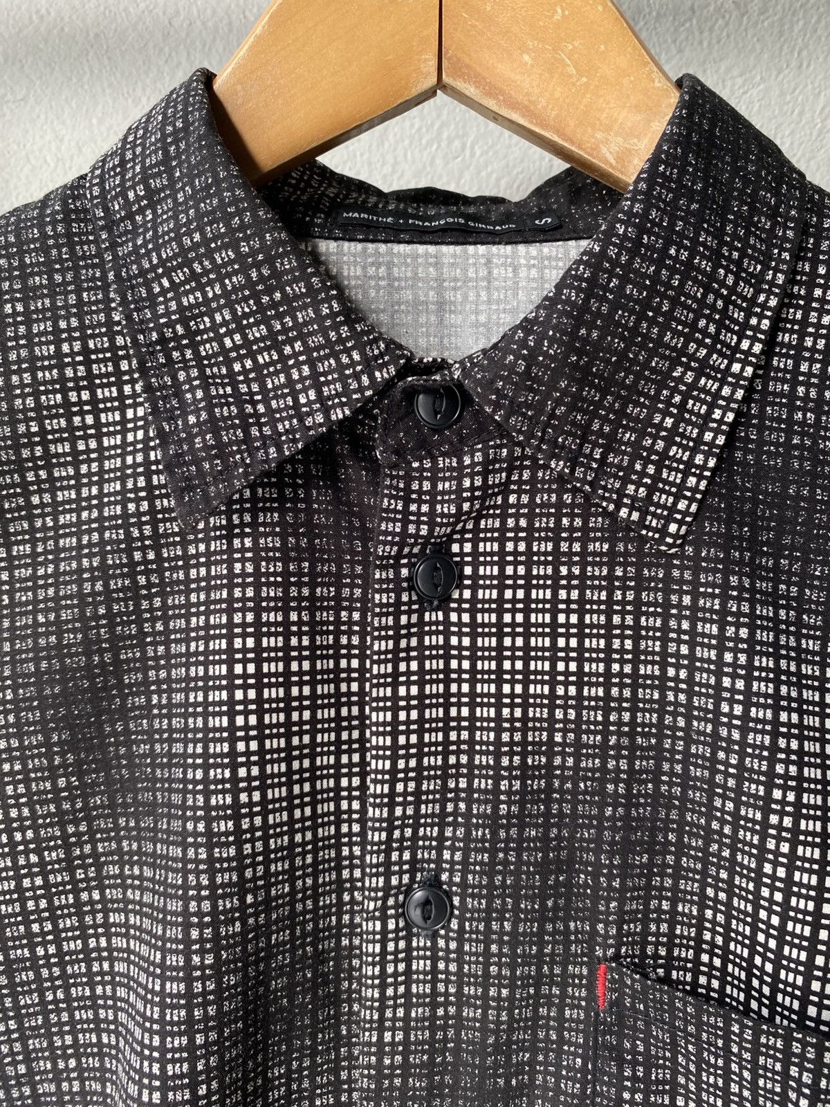 Marithe + Francois Girbaud MARITHE + FRANCOIS GIRBAUD Gradient Black Shirt Size US S / EU 44-46 / 1 - 14 Thumbnail