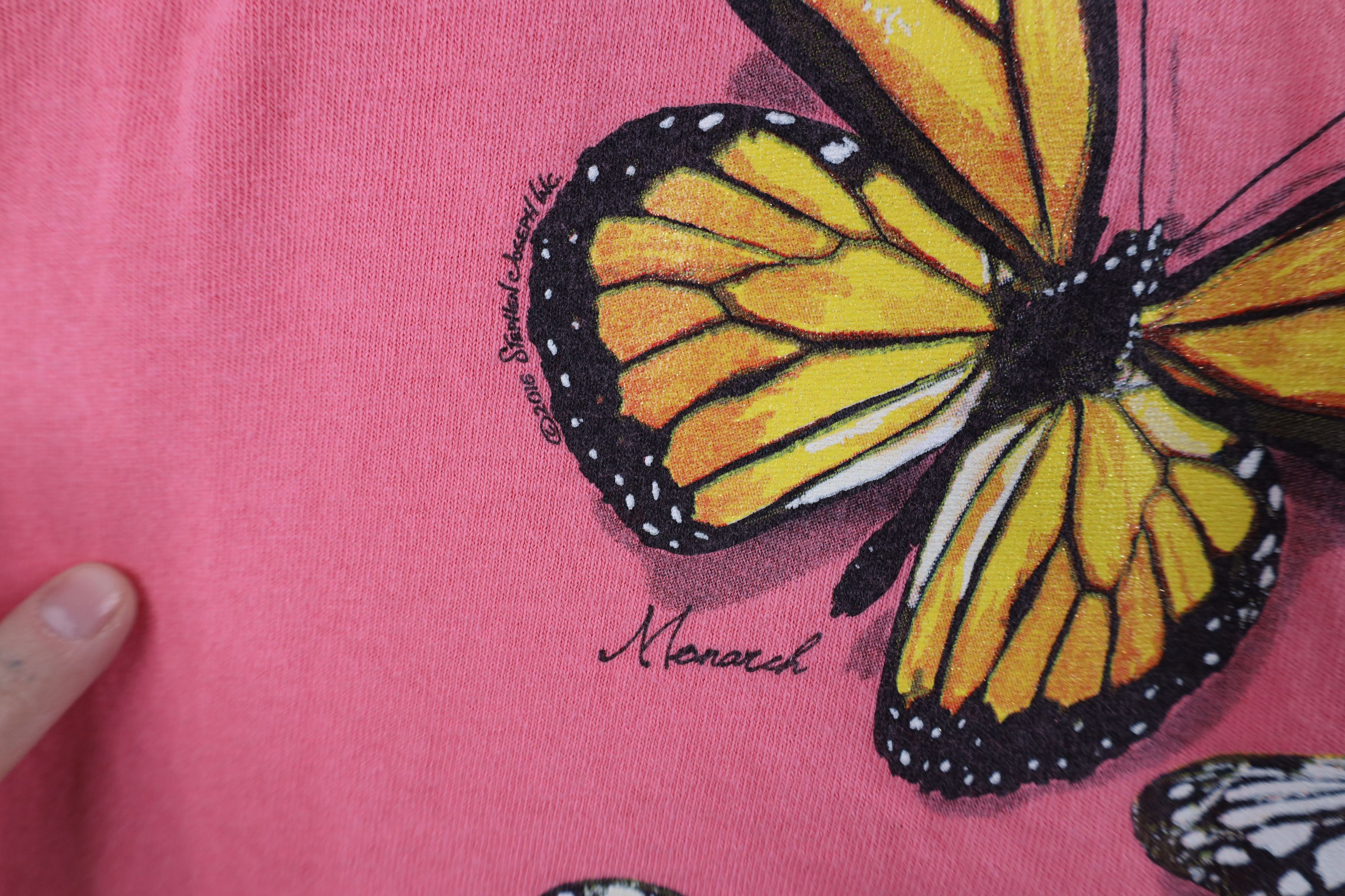 Vintage Vintage Y2K Streetwear Nature Butterfly Short Sleeve T-Shirt Size S / US 4 / IT 40 - 6 Thumbnail
