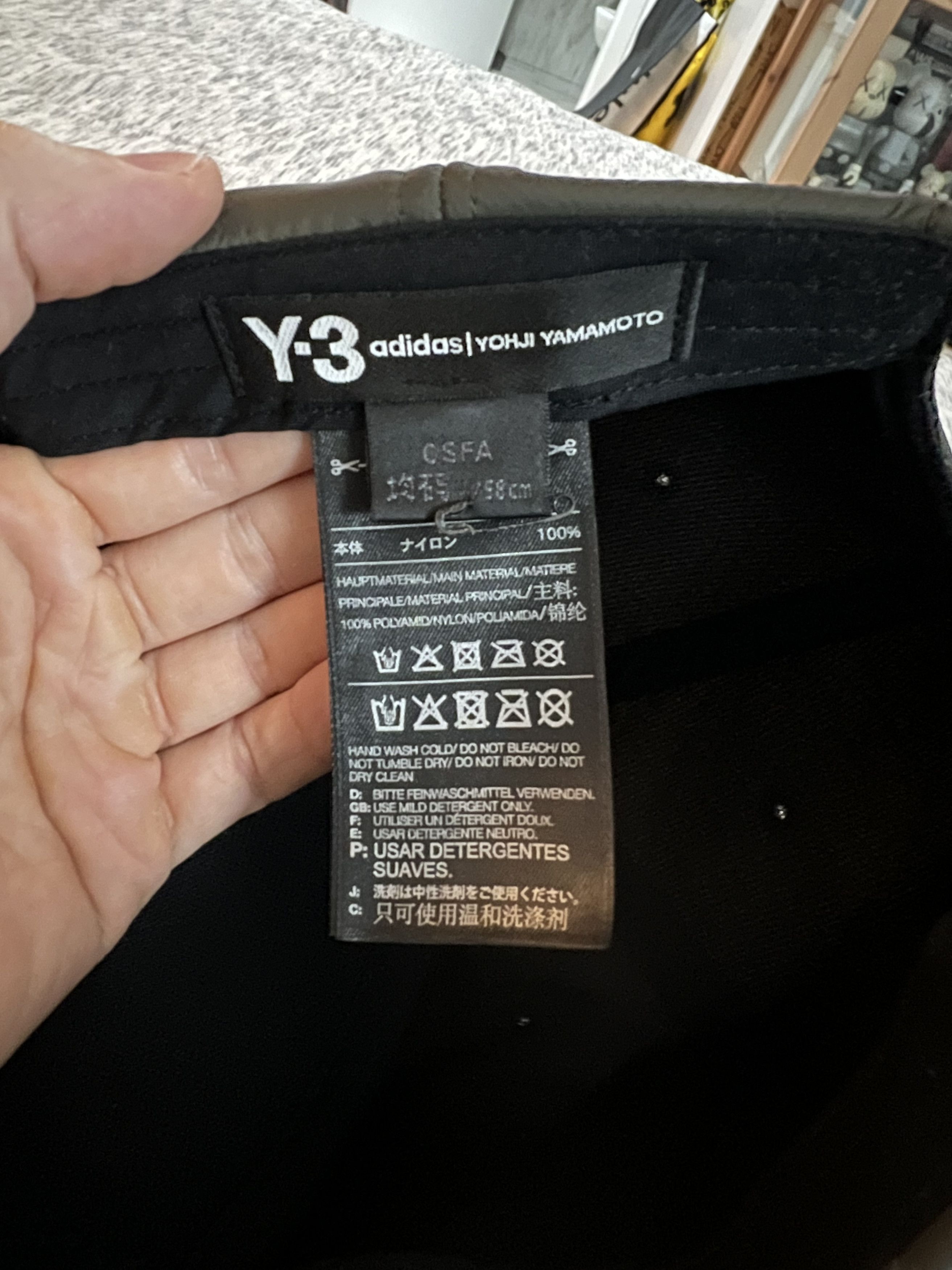Adidas × Y-3 × Yohji Yamamoto Y-3 Logo Cap Size ONE SIZE - 4 Thumbnail