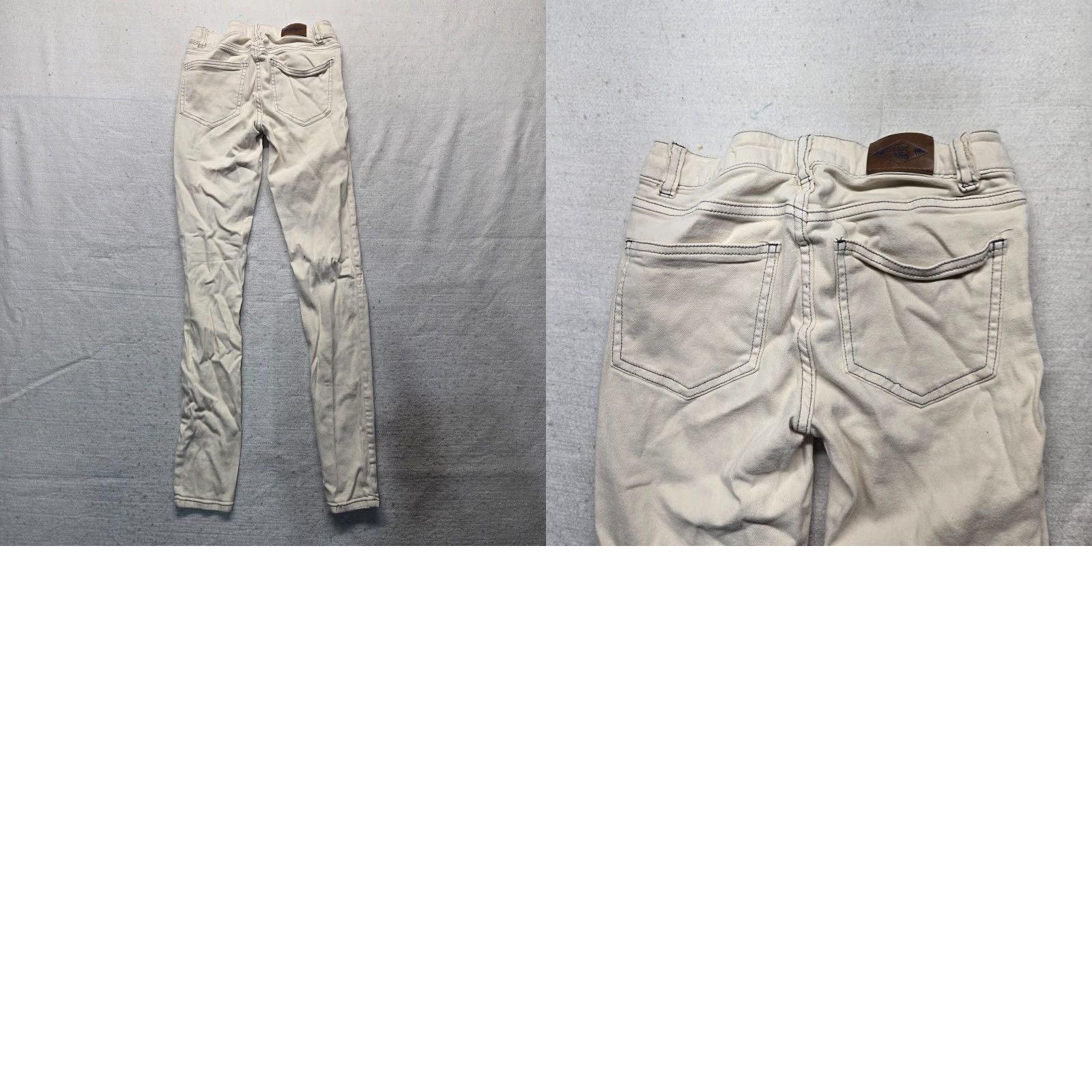Vintage Wild Blue Jegging Pants Womens 0 Ivory Denim Skinny Low Rise Adult 0 Jeans 27 Inseam 29 Waist Shaping 31 Hips Size 25" / US 0 / IT 36 - 9 Thumbnail