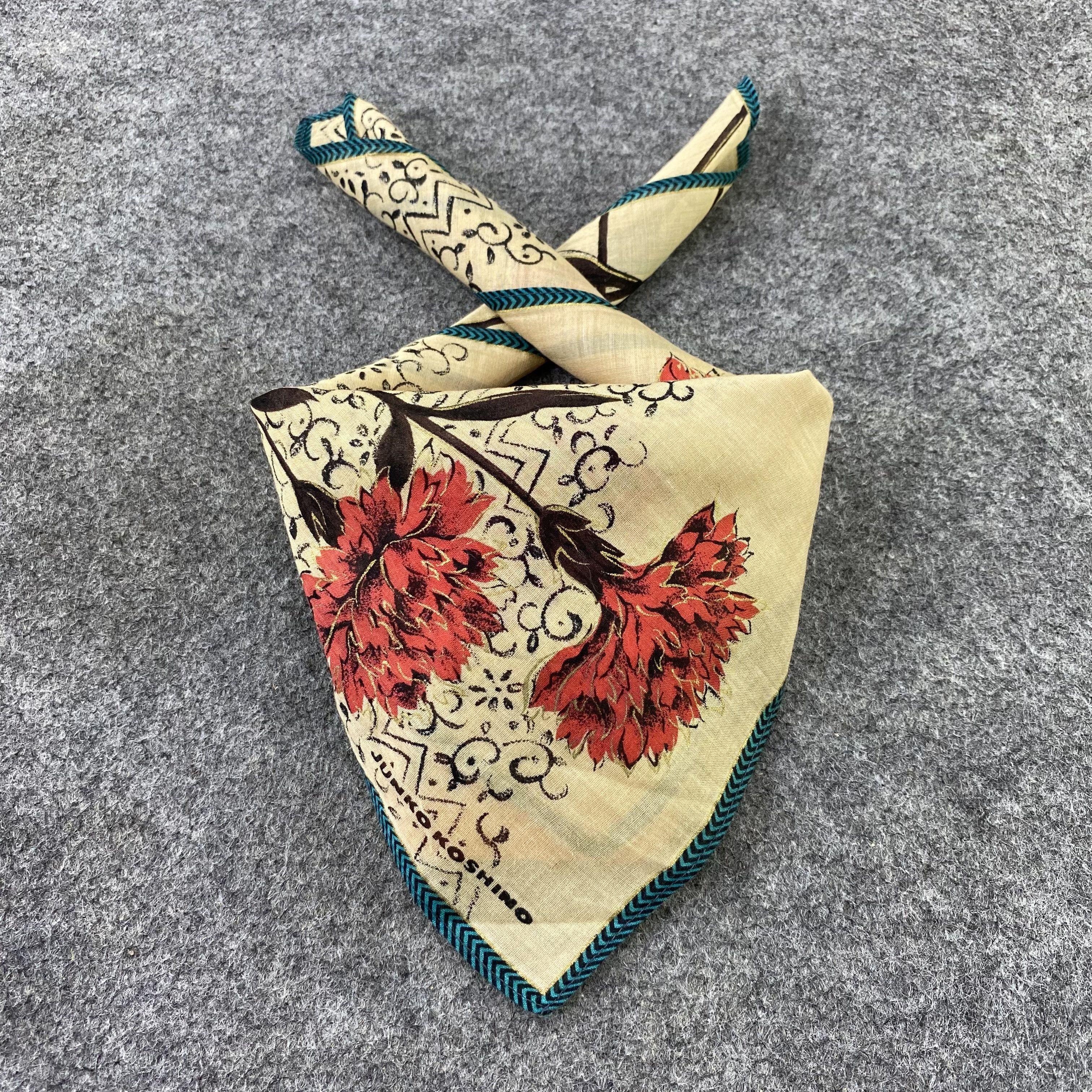 Japanese Brand Junko Koshino Handkerchief / Bandana / Neckerchief-B655 Size ONE SIZE - 2 Thumbnail