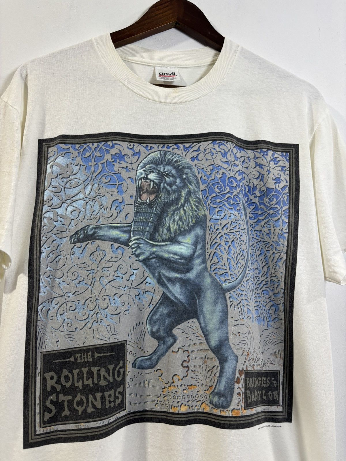 Band Tees × Vintage Vintage The Rolling Stones Bridges To Babylon 97/98 Tshirt Size US L / EU 52-54 / 3 - 3 Thumbnail