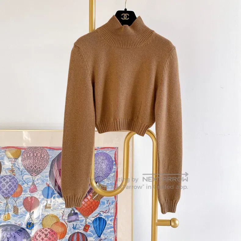 Fendi Fendi Brown Knit Top Size S / US 4 / IT 40 - 1 Thumbnail