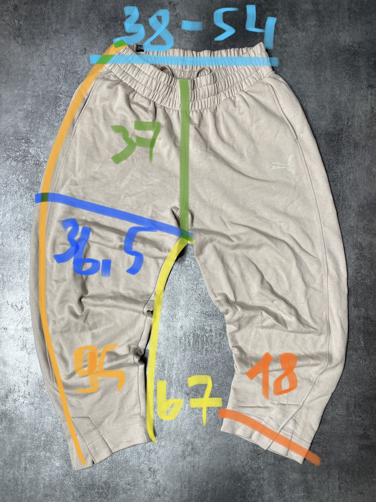 Puma × Vintage 🔥Offers🔥Puma Streetwear Baggy Joggers Sweatpants Hype Size 32" / US 10 / IT 46 - 9 Thumbnail