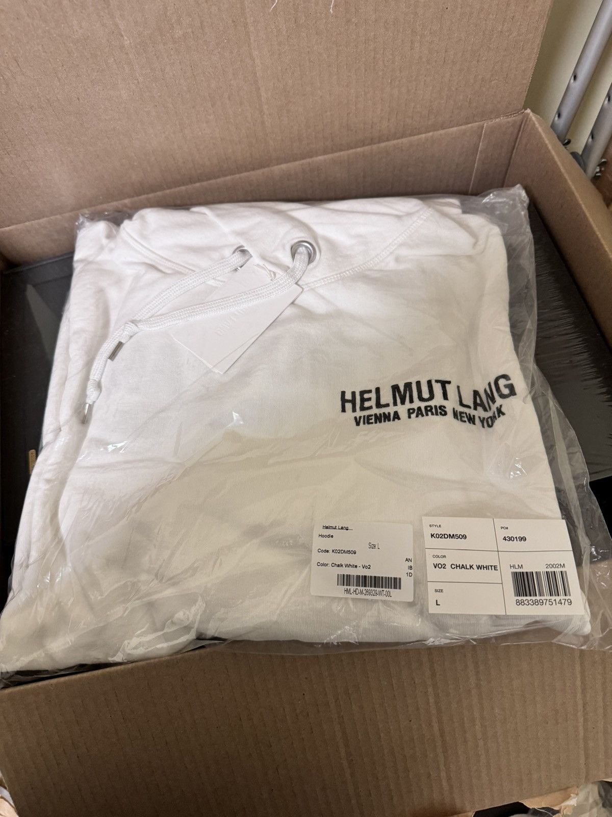Helmut Lang Helmut Lang Eagle Pop Over Hoodie Size US L / EU 52-54 / 3 - 1 Thumbnail