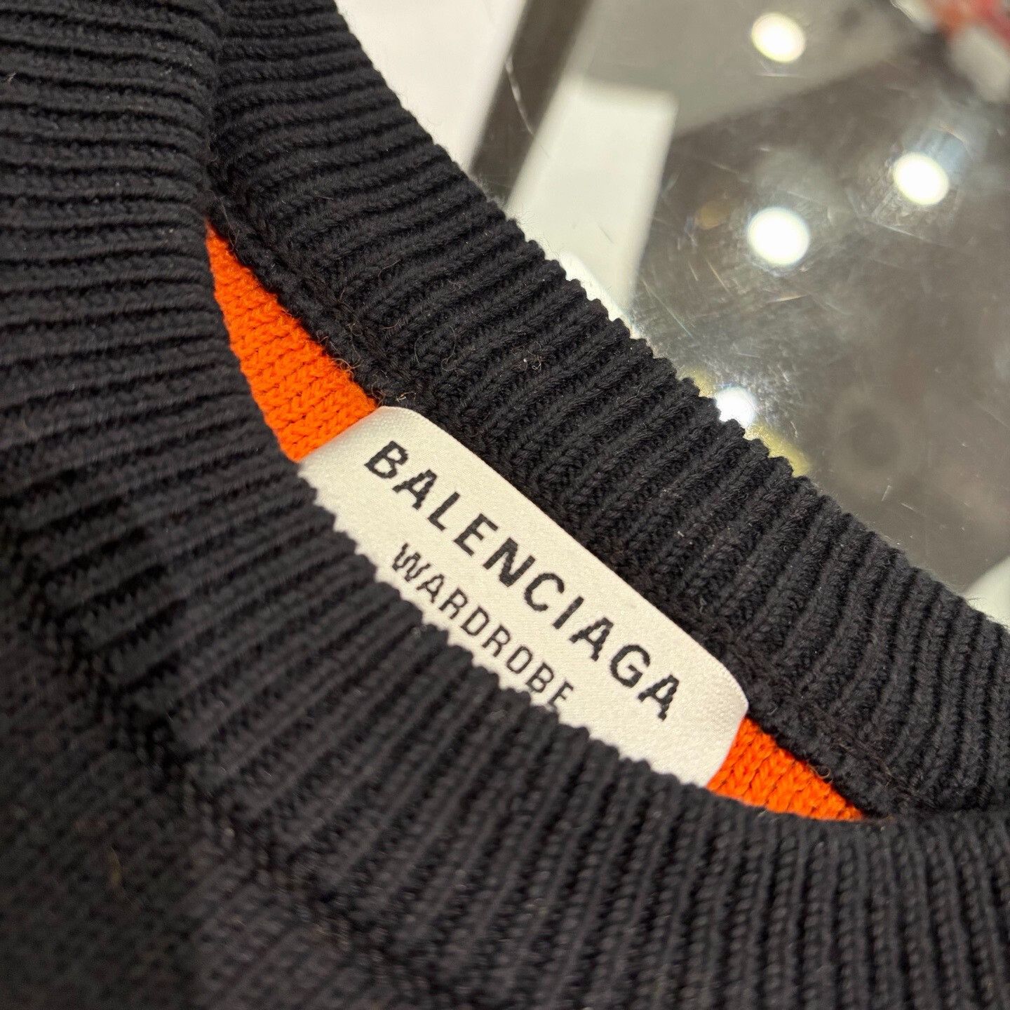 Balenciaga balenciaga logo long sleeve sweater black Size US XS / EU 42 / 0 - 2 Thumbnail