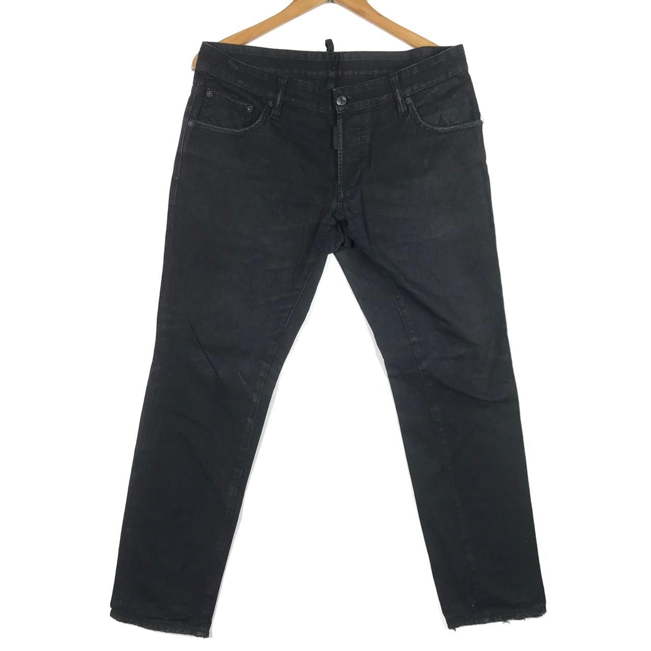 Dsquared2 Vtg DSQUARED2 Black Jeans Denim Straight Fit Pant Khakis Size US 36 / EU 52 - 1 Thumbnail