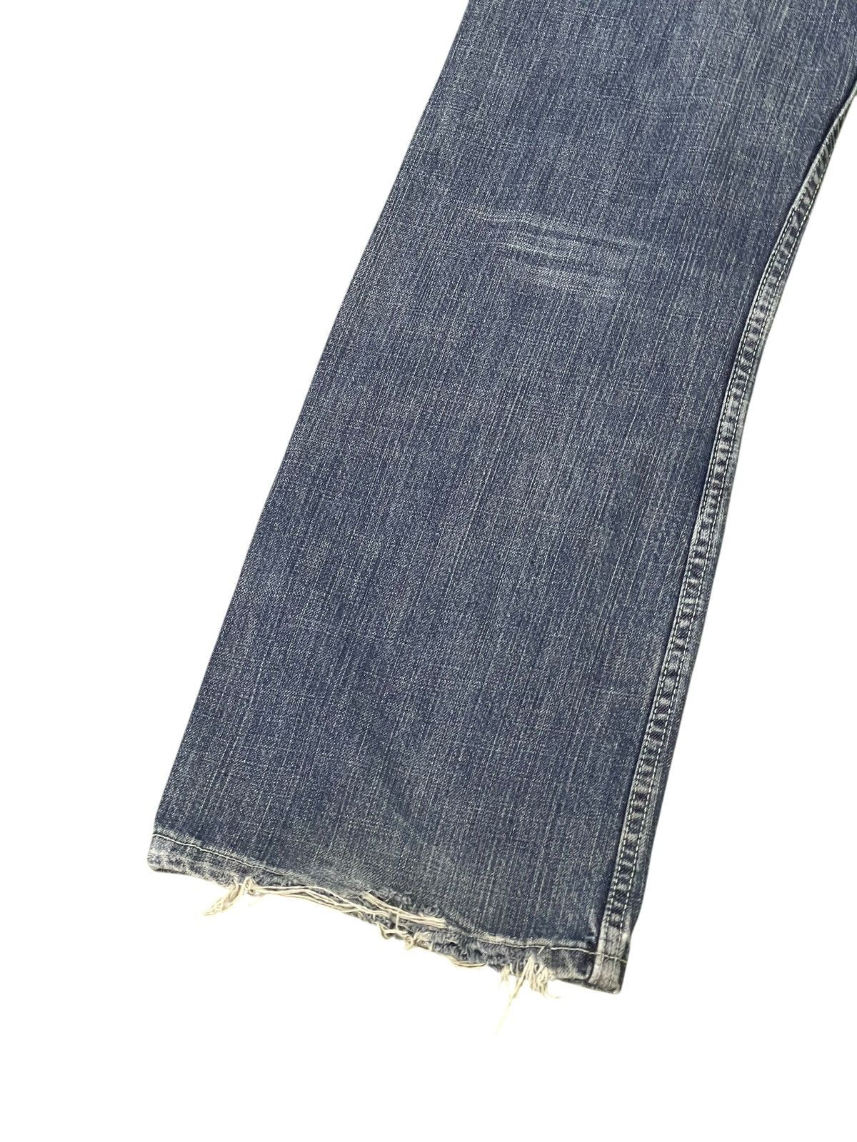 Lee Flare Jeans Lee Europe Faded Distress Boot Cut 2🟦3 Size US 33 - 14 Thumbnail