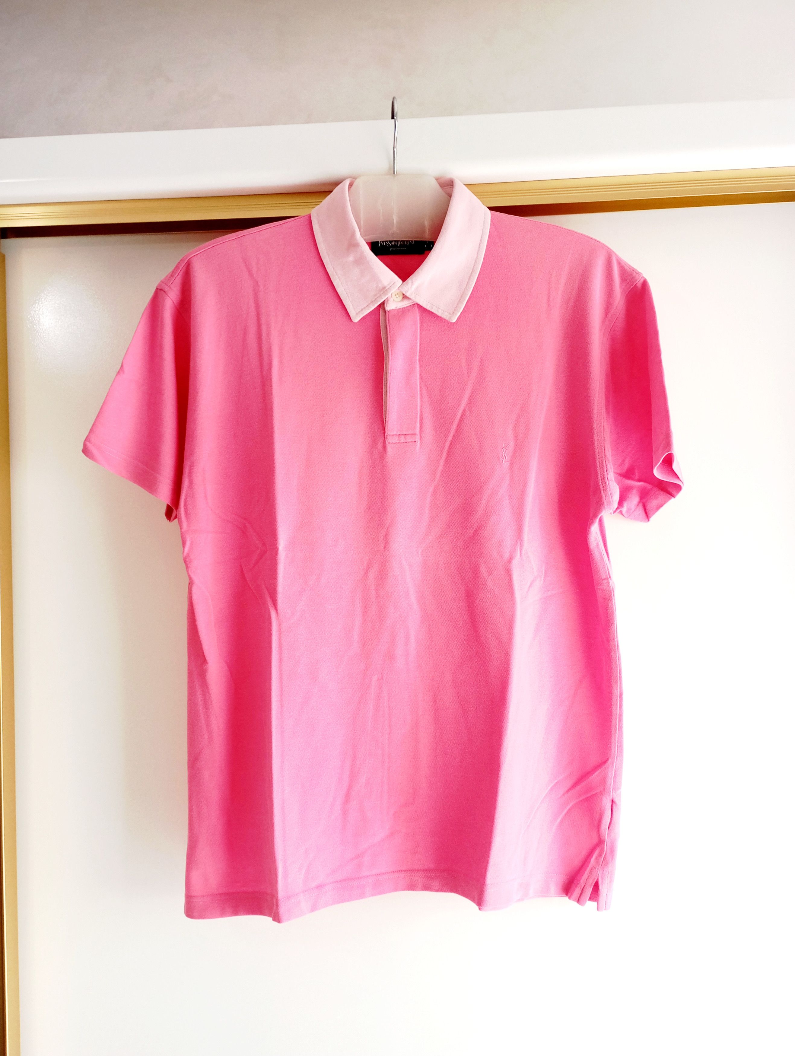 Yves Saint Laurent Yves Saint Laurent YSL Logo Polo TShirt Tee Luxury Old Money Size US L / EU 52-54 / 3 - 2 Thumbnail
