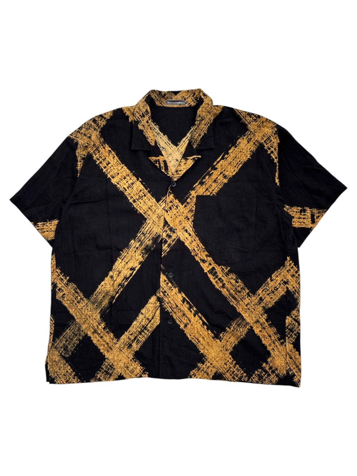 Issey Miyake 1980s Camp Collar Shirt Size US M / EU 48-50 / 2 - 1 Thumbnail