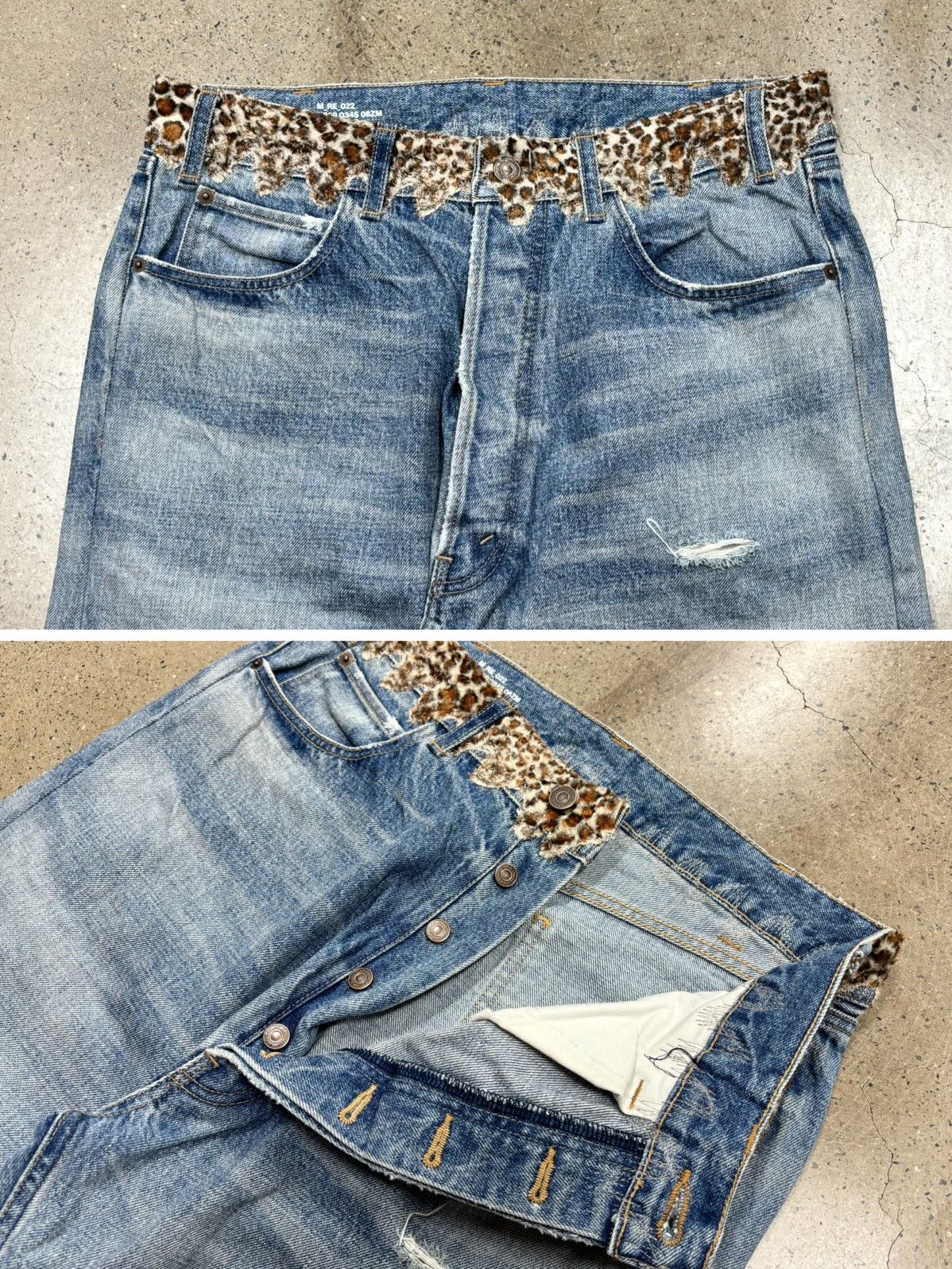 Celine Celine 23ss Leopard Wesley Jeans size 31 Size US 31 - 4 Thumbnail
