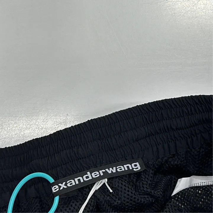 Alexander Wang Alexander Wang SS23 Logo Crystal Detail Jogger Pants - Size 23" - 4 Thumbnail