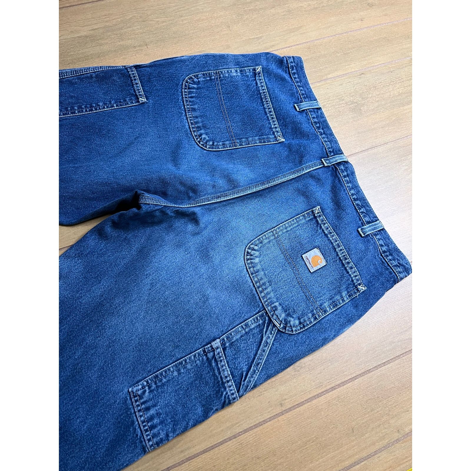 Carhartt Vintage Carhartt Jeans Mens 38x34 Carpenter Dungaree Distres Size US 38 / EU 54 - 5 Thumbnail