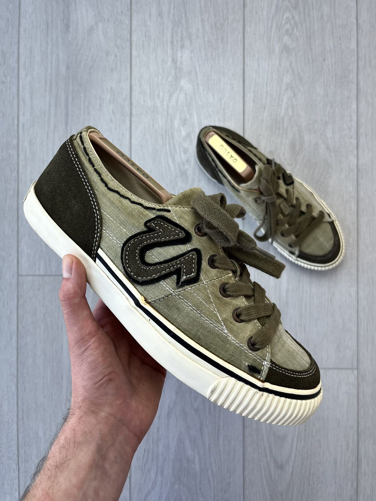 Japanese Brand Vintage True Religion Jeans Sneakers Y2K Chief Keef Hype 90s Size US 8 / EU 41 - 2 Thumbnail