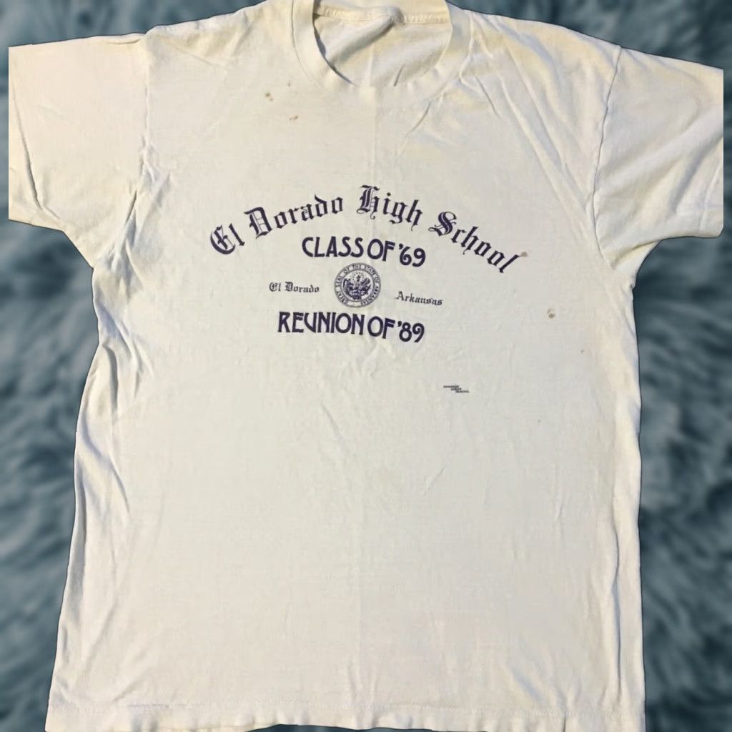 Vintage VINTAGE El Dorado High School Class Of 69 Reunion Faded Distressed Shirt M Size US M / EU 48-50 / 2 - 1 Thumbnail
