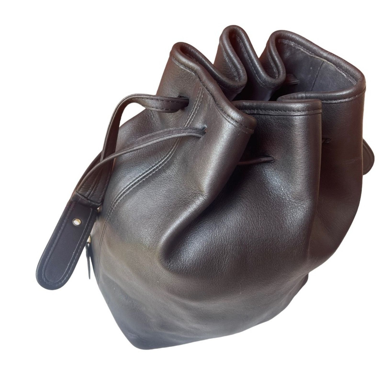 Coach Coach Vintage Leather Legacy Drawstring Bucket Bag 9165. Size ONE SIZE - 10 Thumbnail