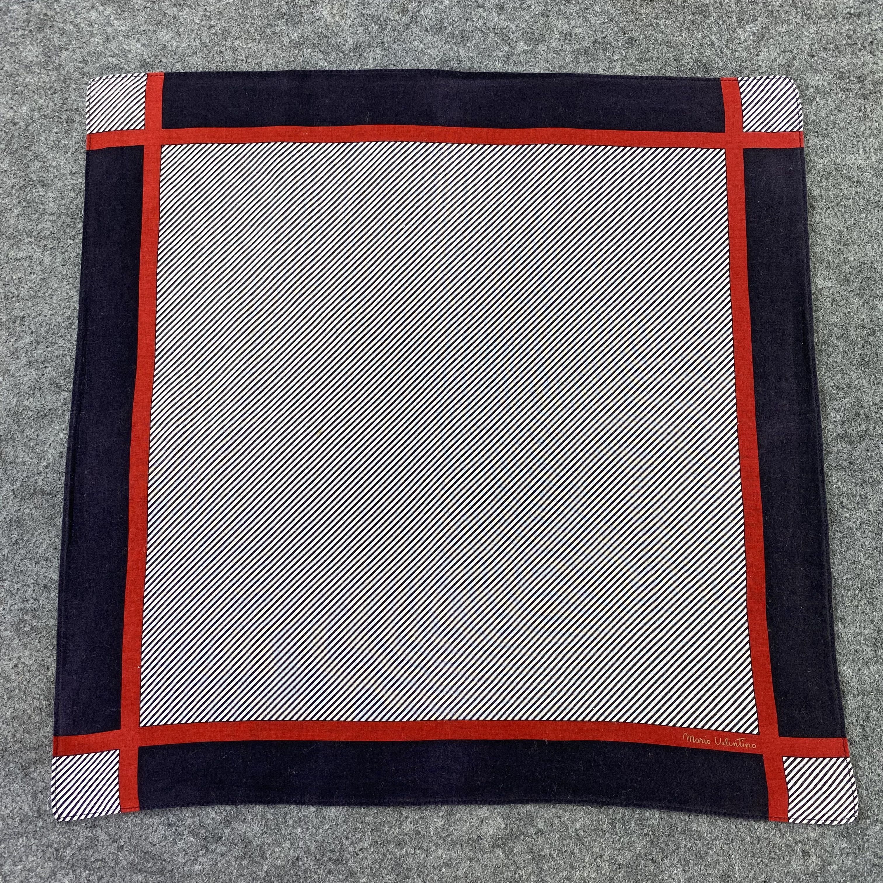 Designer Mario Valentino Handkerchief Neckerchief Bandana -B809 Size ONE SIZE - 3 Thumbnail