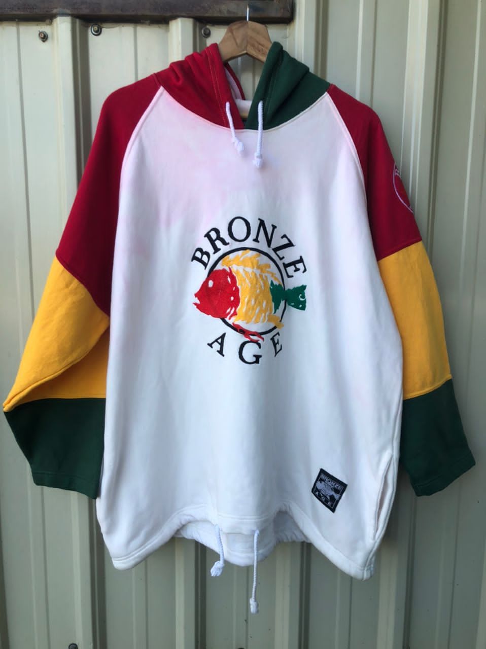 Shorty's Skateboards × Vintage Rare🔥 Vintage 90s Bronze Age Skateboards Rasta Hoodie Size US XL / EU 56 / 4 - 1 Thumbnail