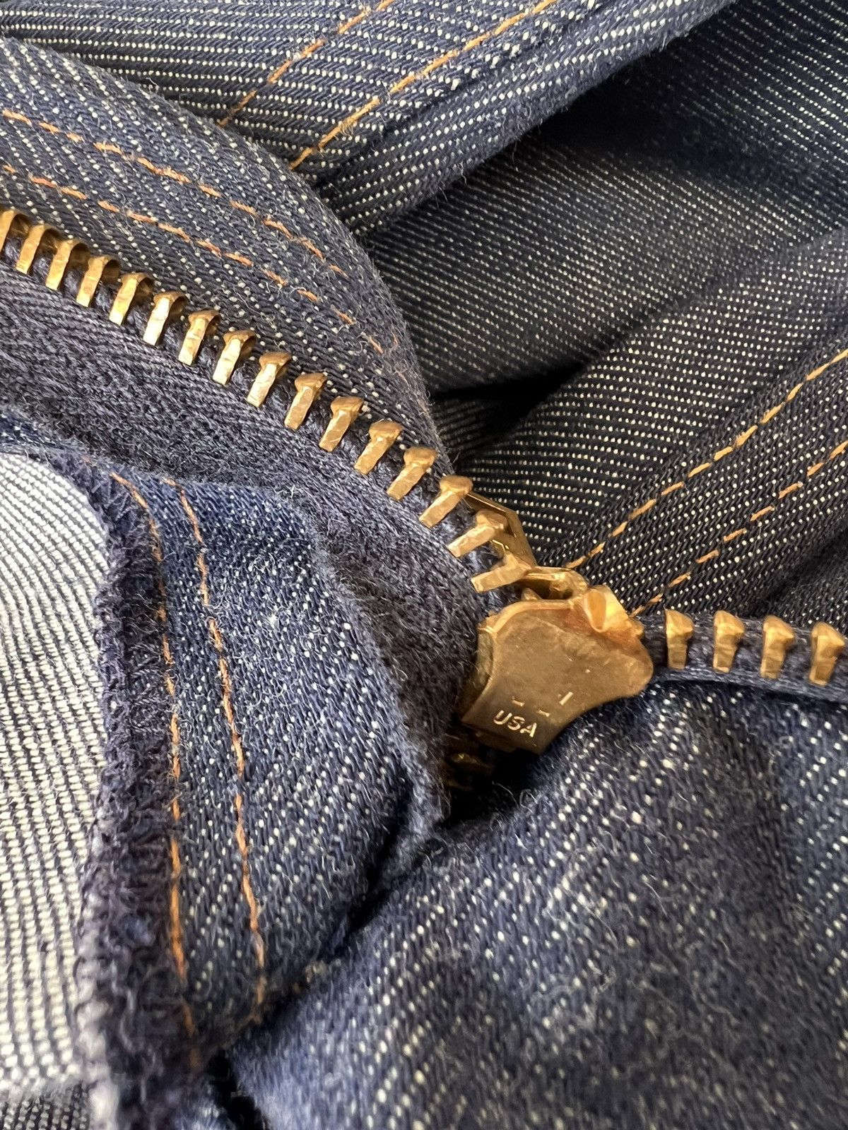 Vintage Vintage 60s Wrangler TALON Zipper Light Denim Bootcut Jeans Size US 30 / EU 46 - 25 Thumbnail