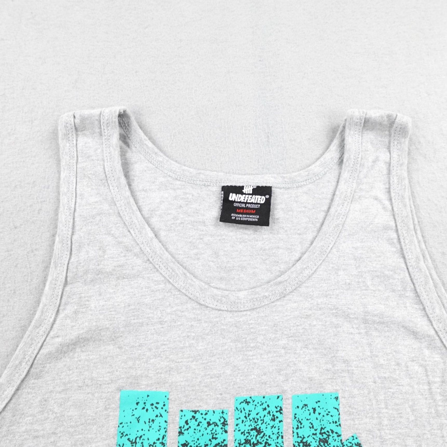 Undefeated Undefeated Shirt Mens Medium Gray Tank Top Sleeveless Five Strike Streetwear Tee Size US M / EU 48-50 / 2 - 3 Thumbnail