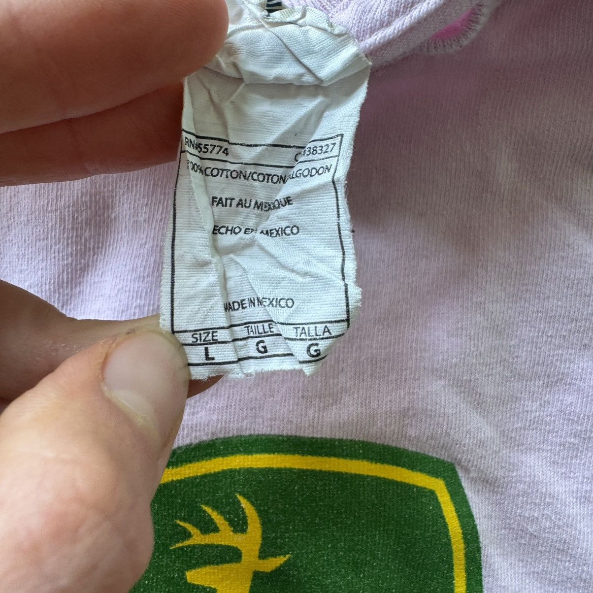 John Deere Pink John Deere Graphic Tee Size S / US 4 / IT 40 - 3 Thumbnail