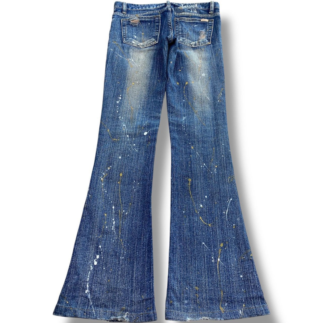 Japanese Brand Vintage Japanese Brand Painted Distress Style Jeans Size US 29 - 3 Thumbnail