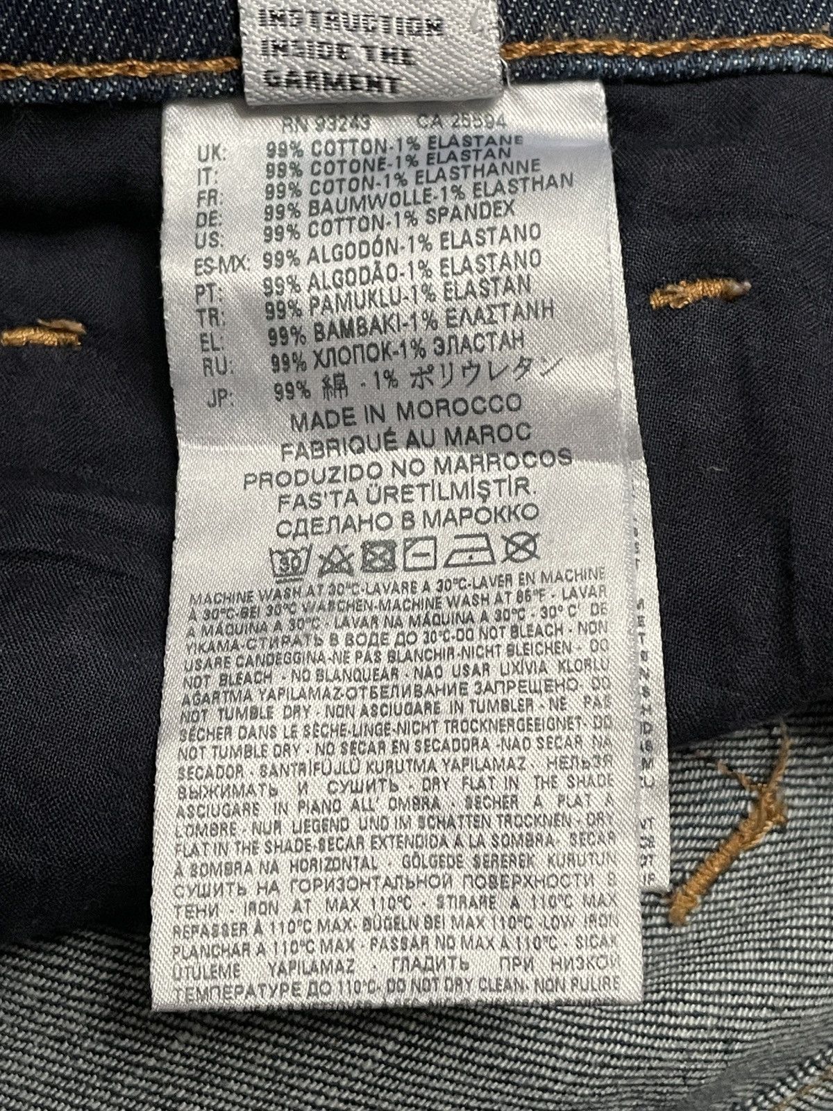 Diesel × Vintage Vintage Brand Diesel Jeans 1990s Size US 30 / EU 46 - 14 Thumbnail